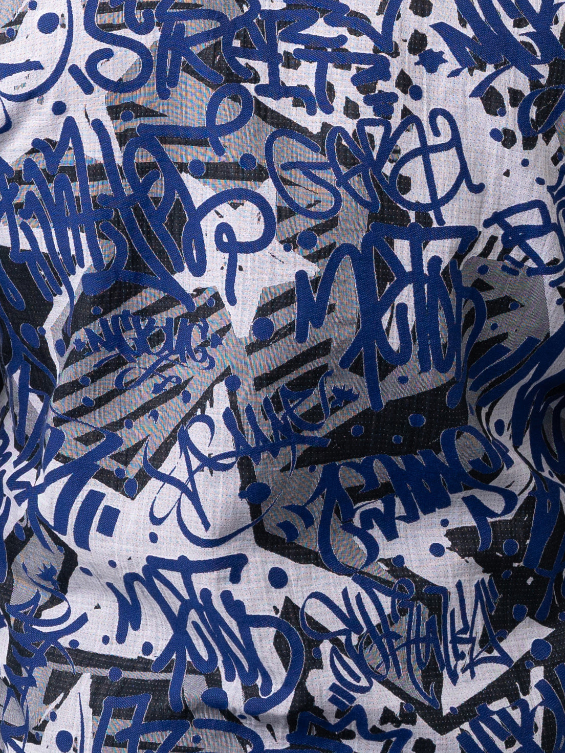 Fibonacci Graffiti Blue