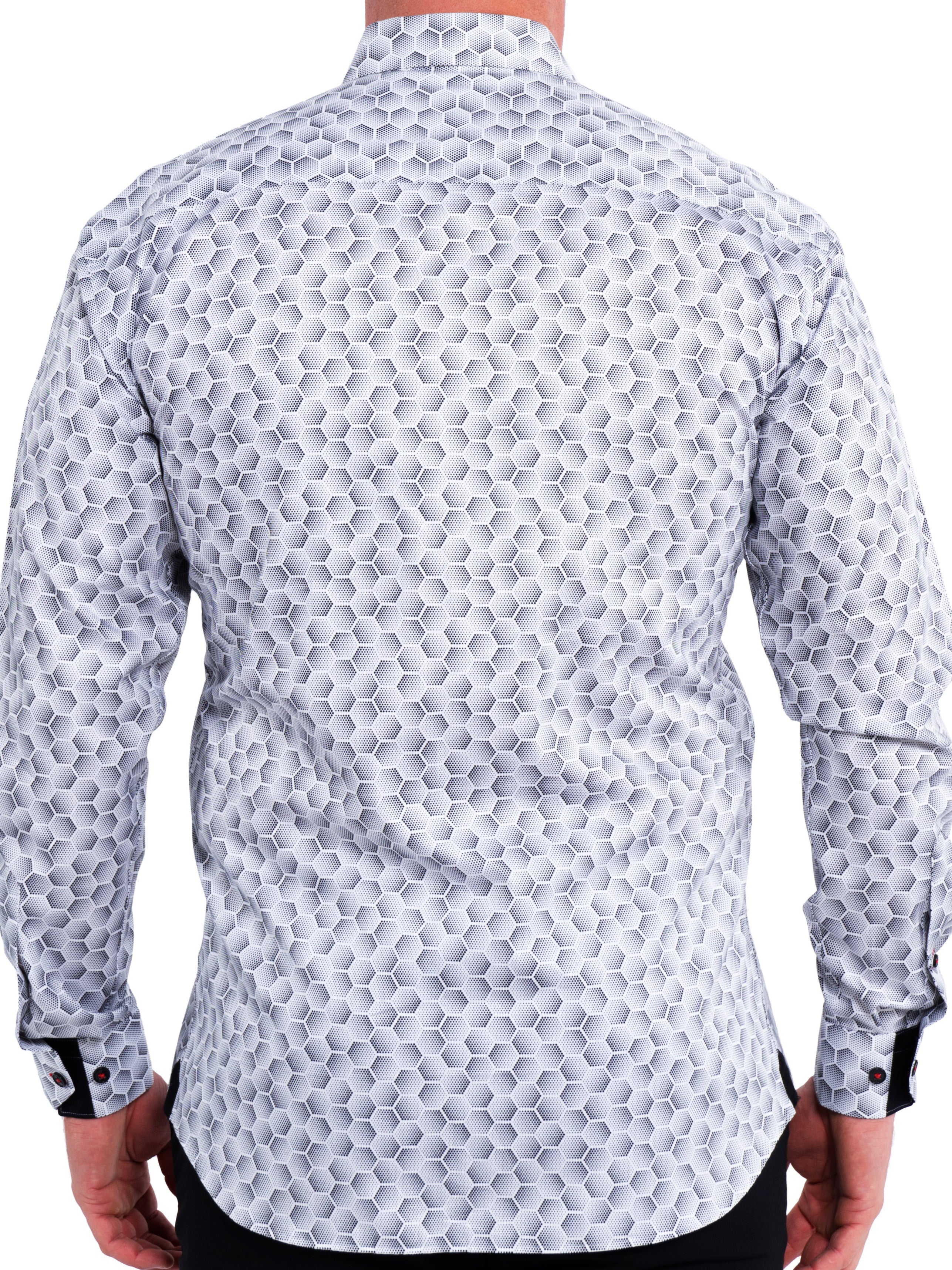 Fibonacci Honeycomb Grey