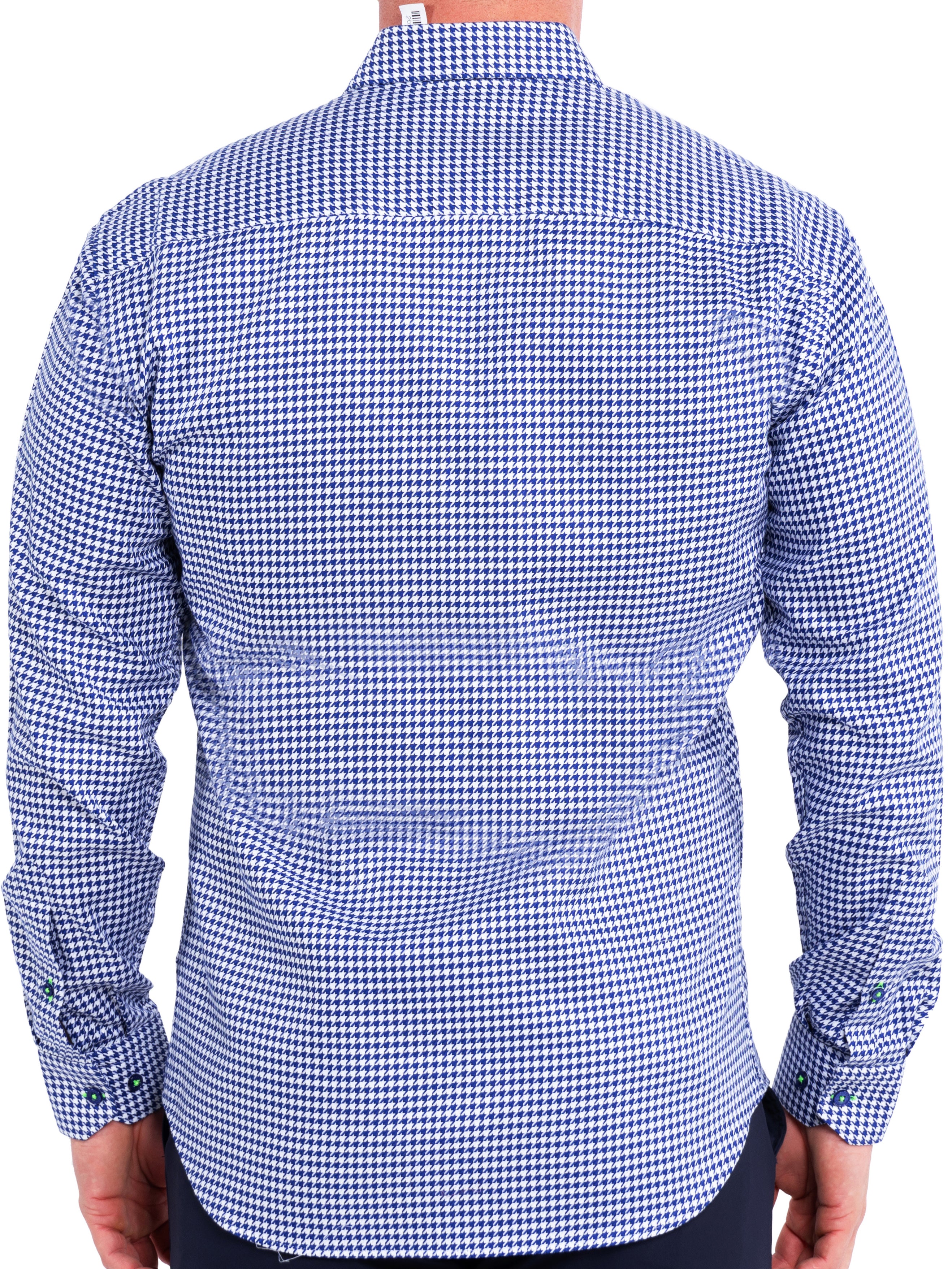 Fibonacci Houndstooth Blue