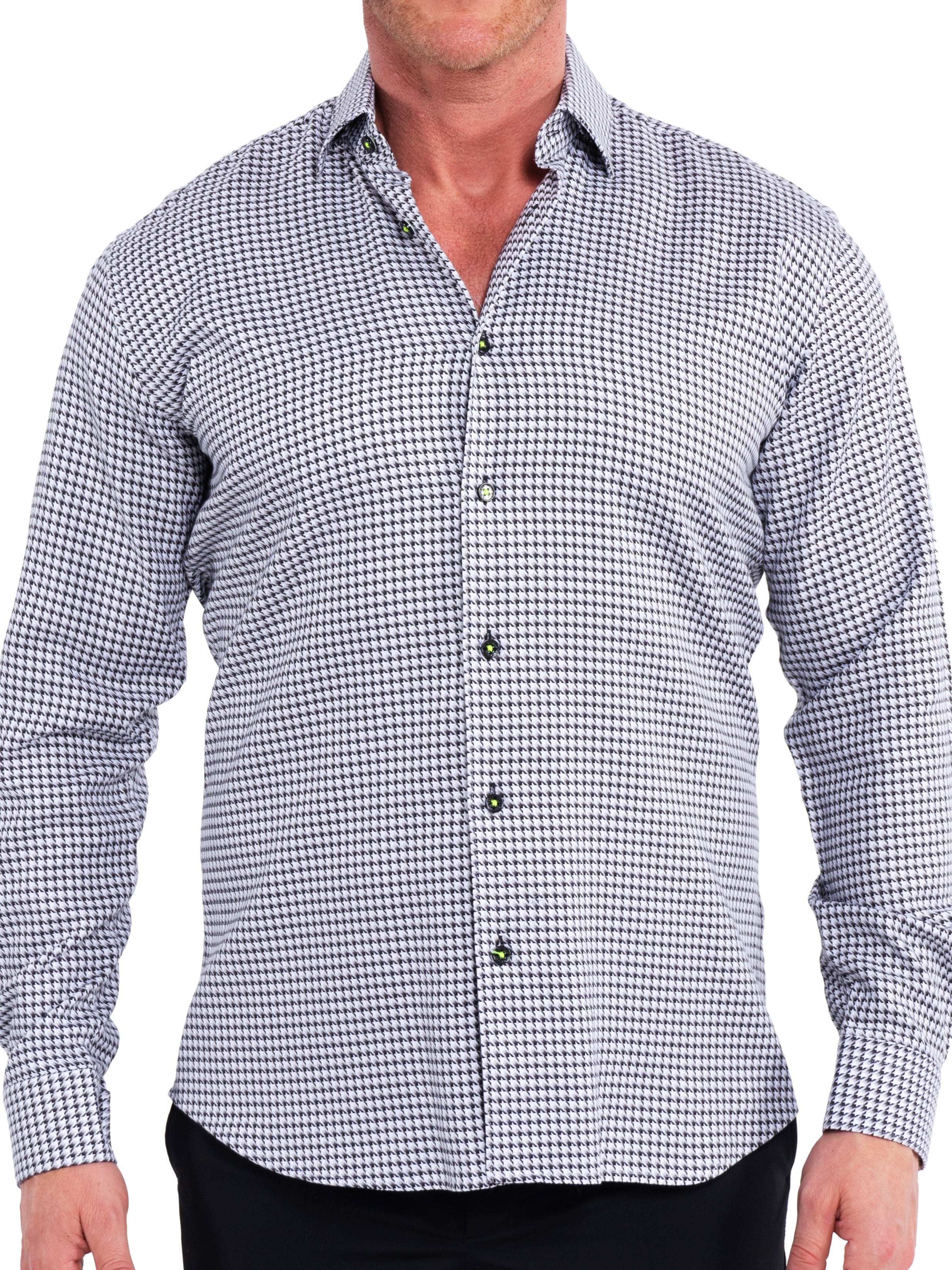 Fibonacci Houndstooth Grey