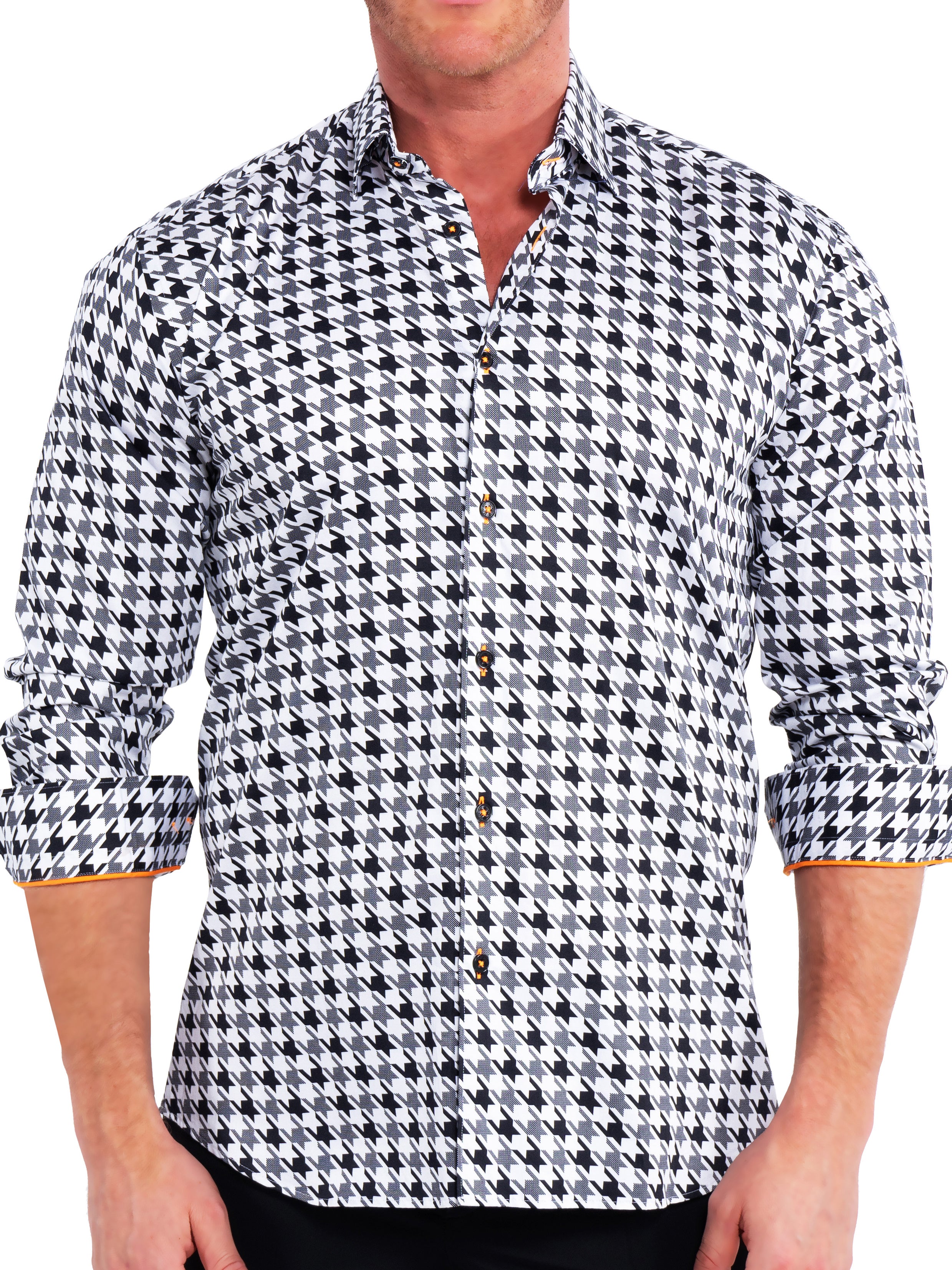 Fibonacci Houndstooth White