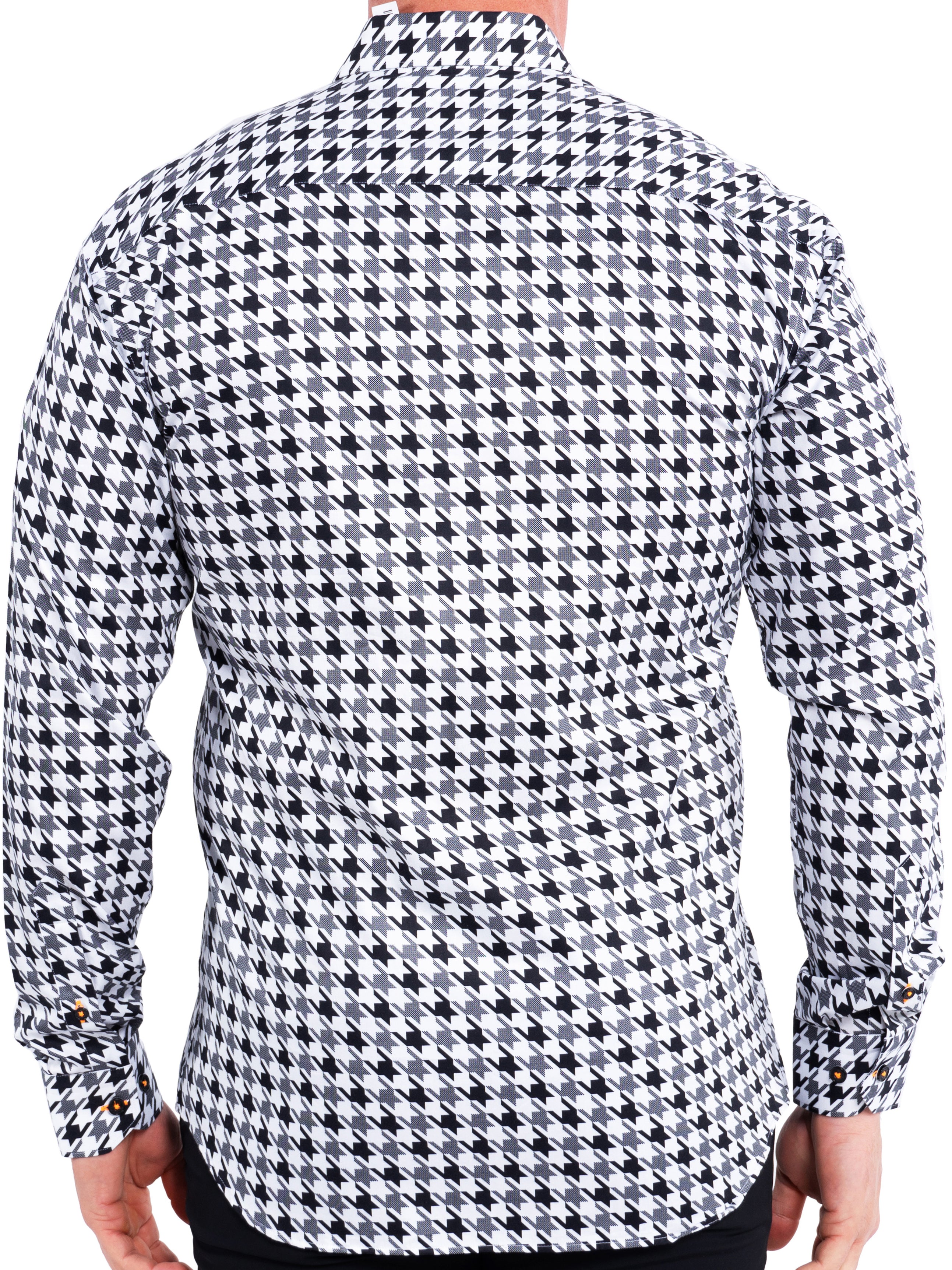 Fibonacci Houndstooth White