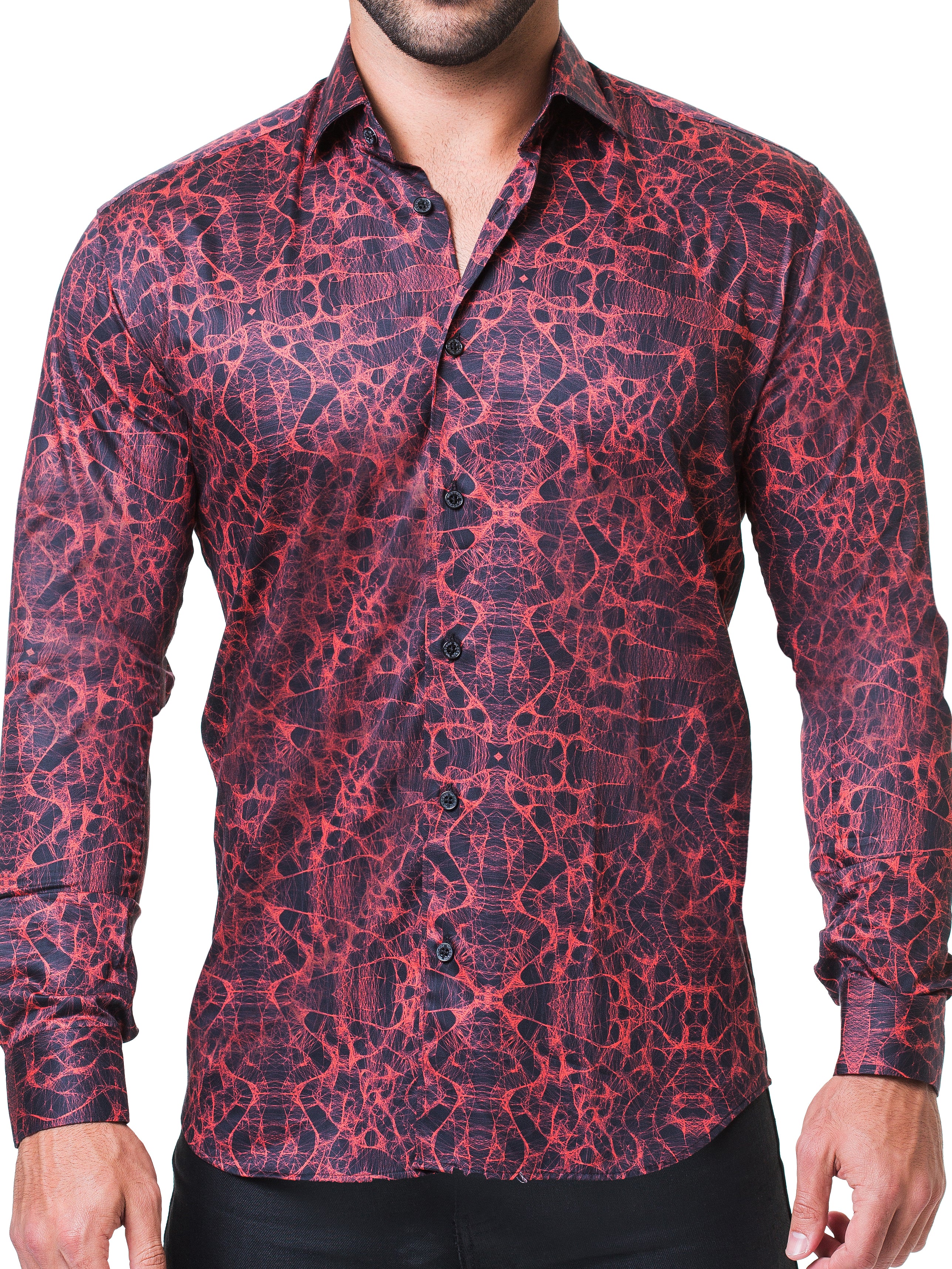 Fibonacci Motif Red