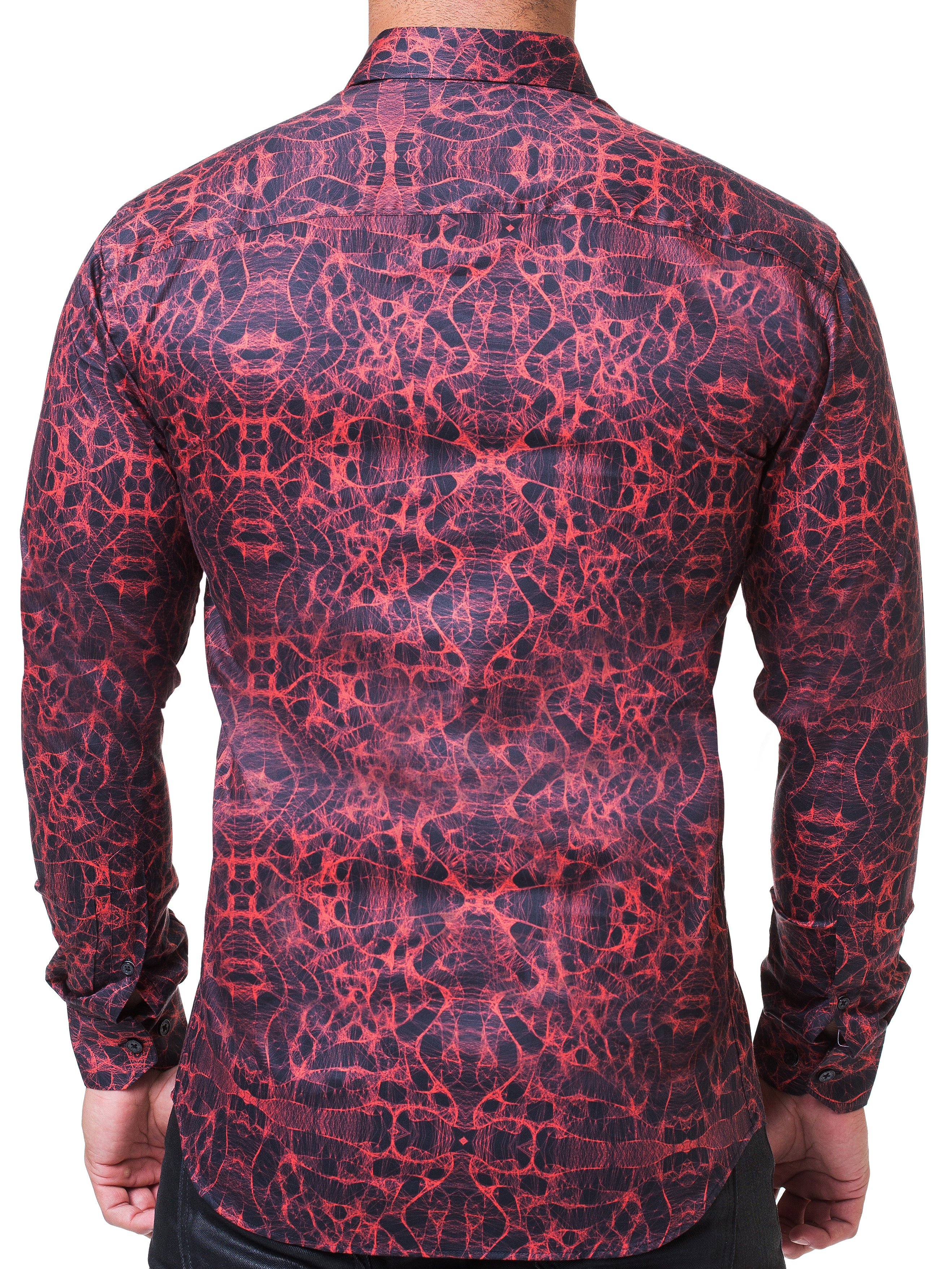 Fibonacci Motif Red