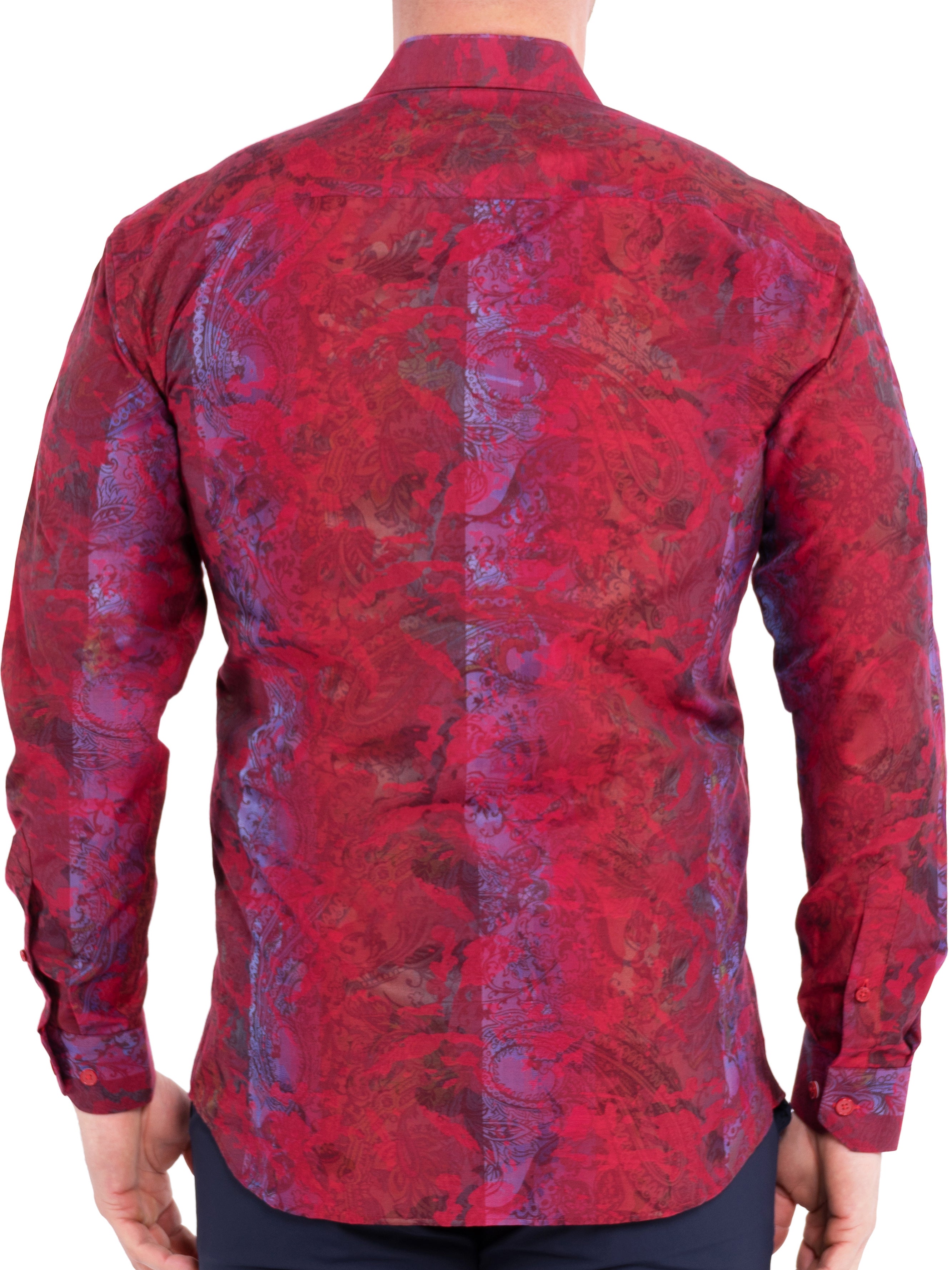 Fibonacci PaisleyIntense Pink