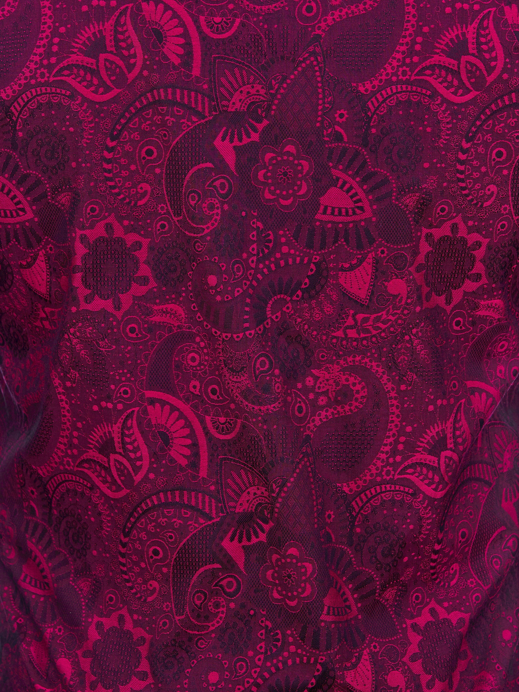 Fibonacci PaisleyRed Red