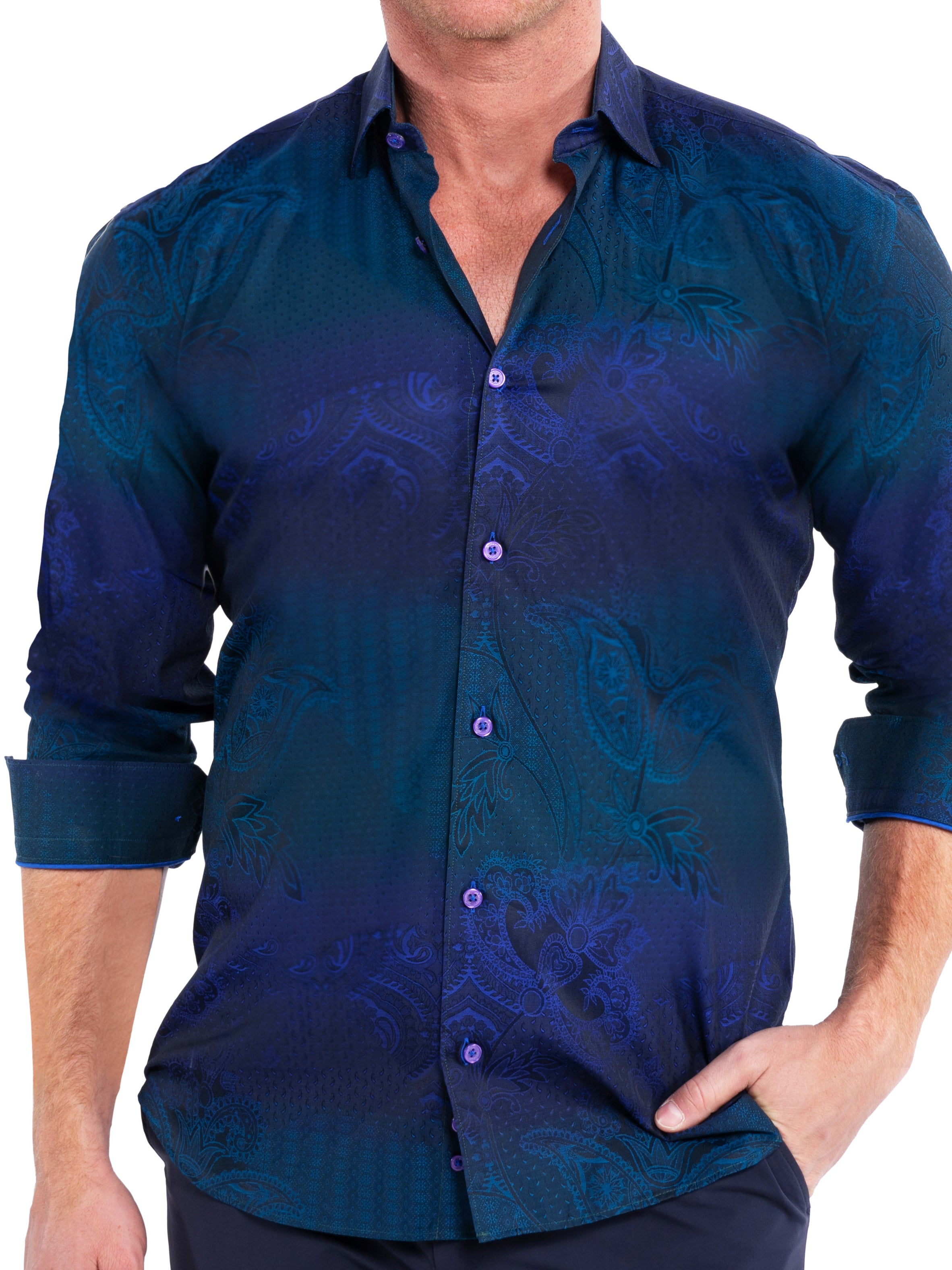 Fibonacci PaisleyShimmer Purple