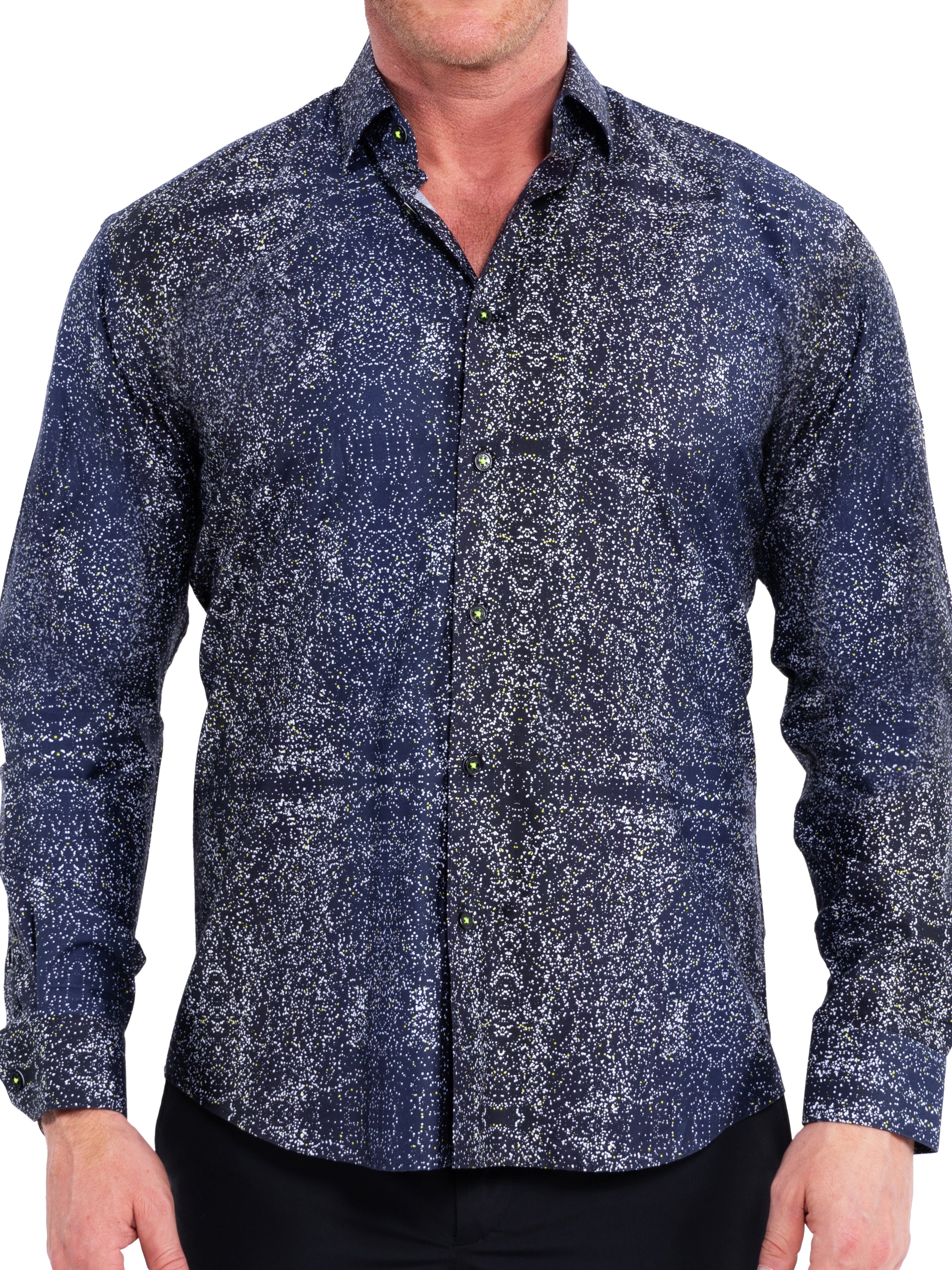 Fibonacci Pointilism Blue