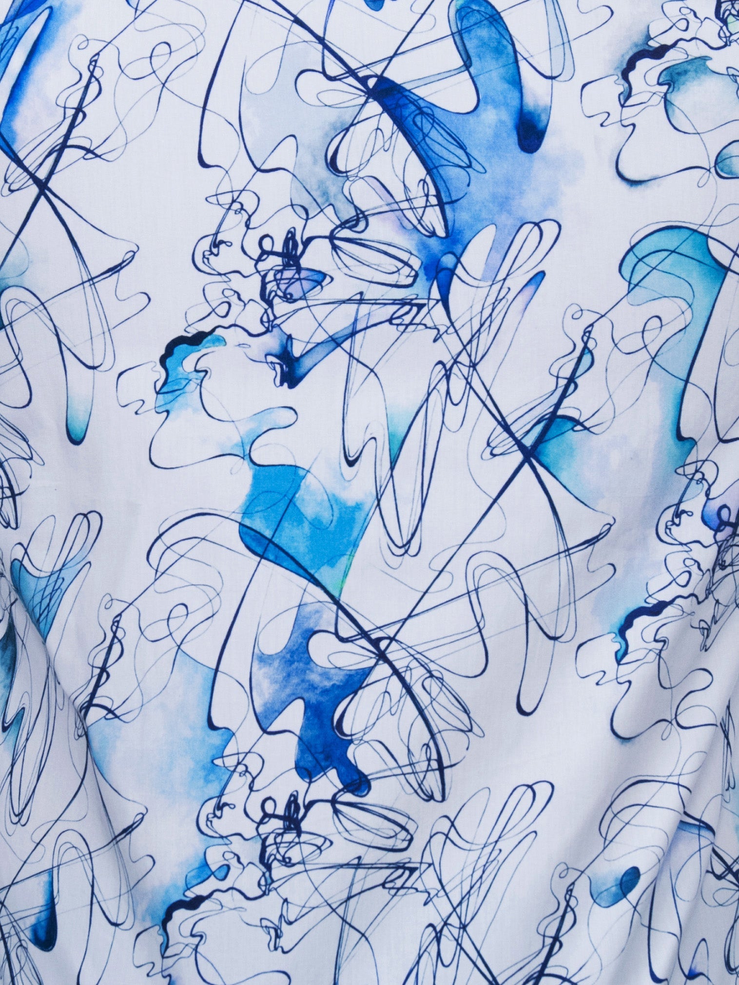 Fibonacci Scribble White