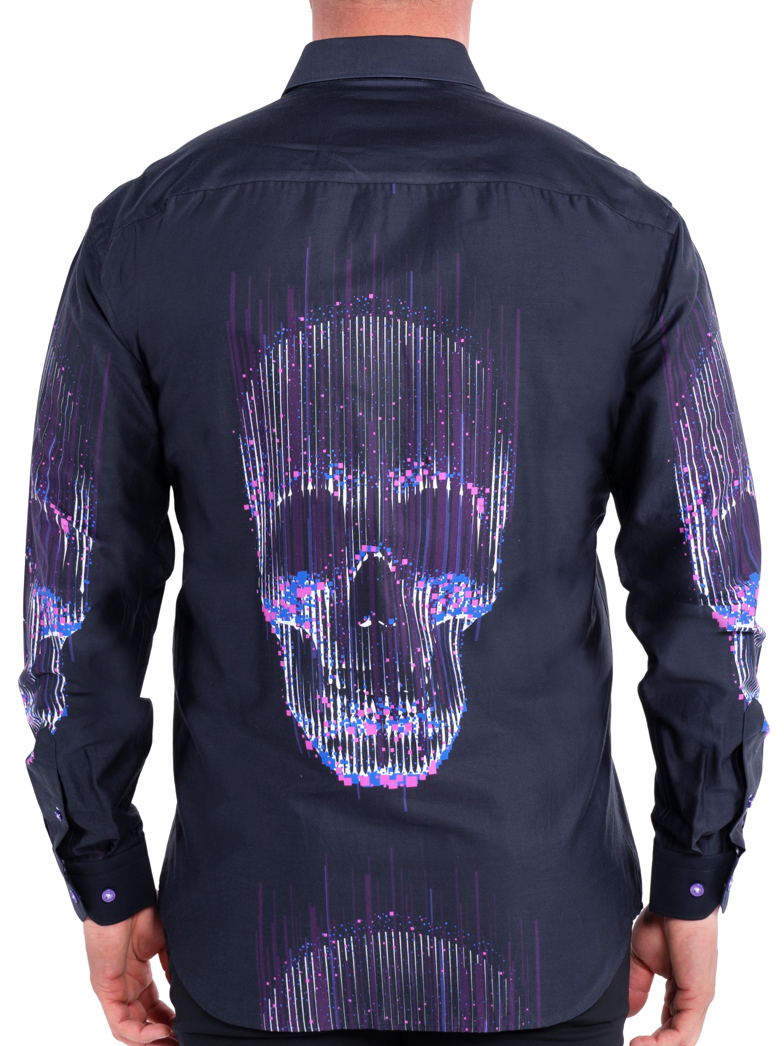 Fibonacci SkullLines Black