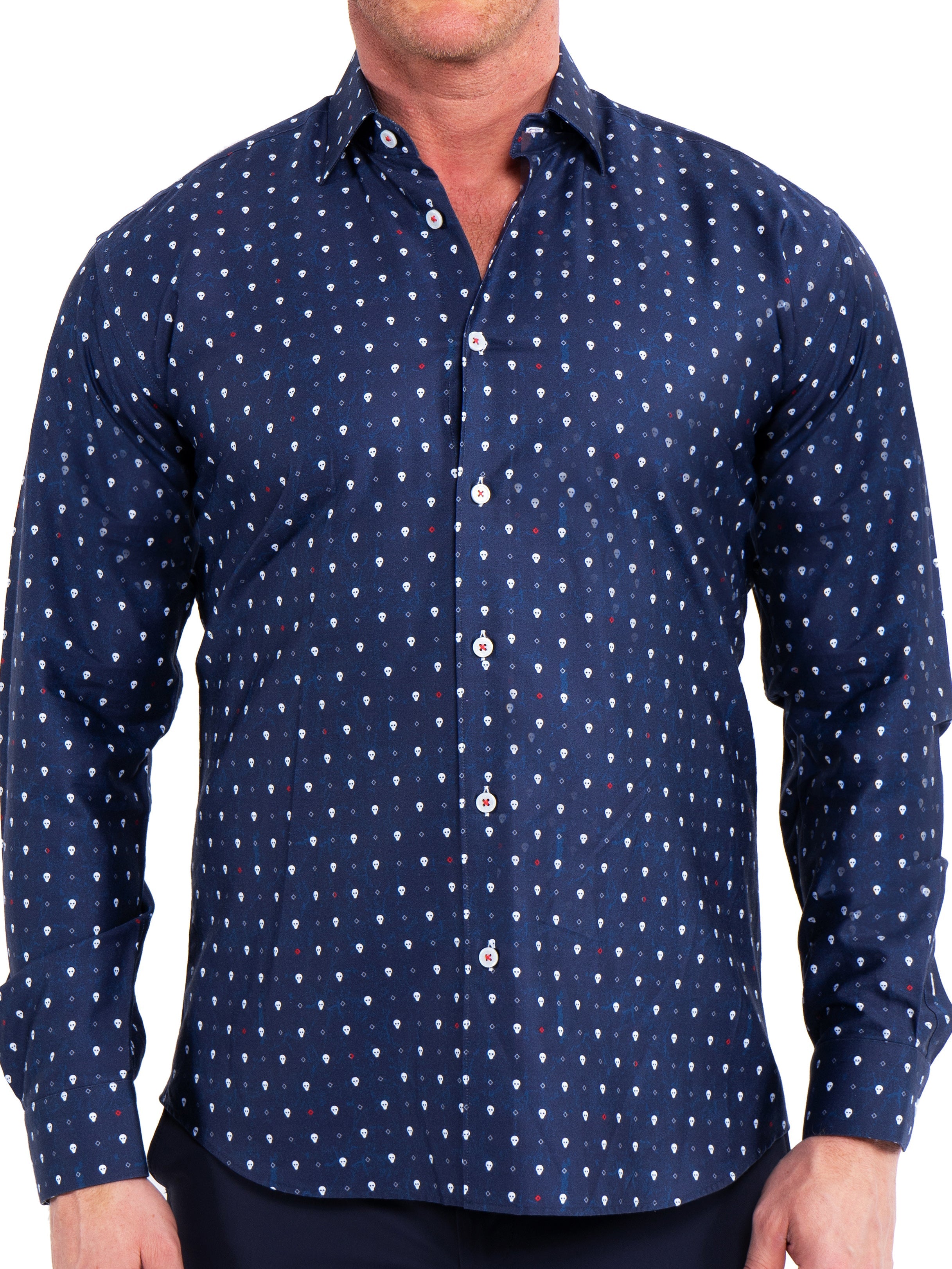Fibonacci SkullPolka Blue