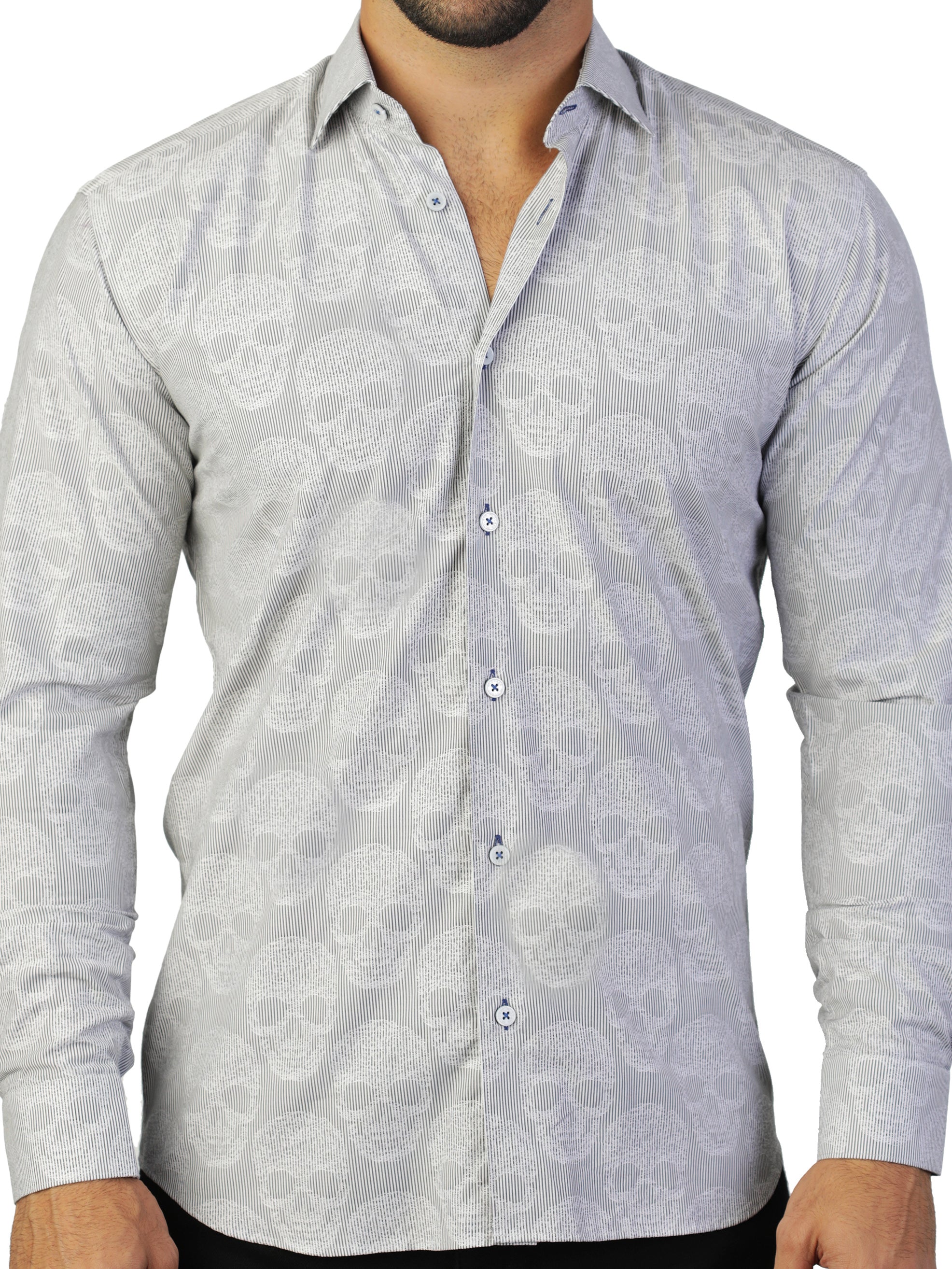 Fibonacci Skull Grey