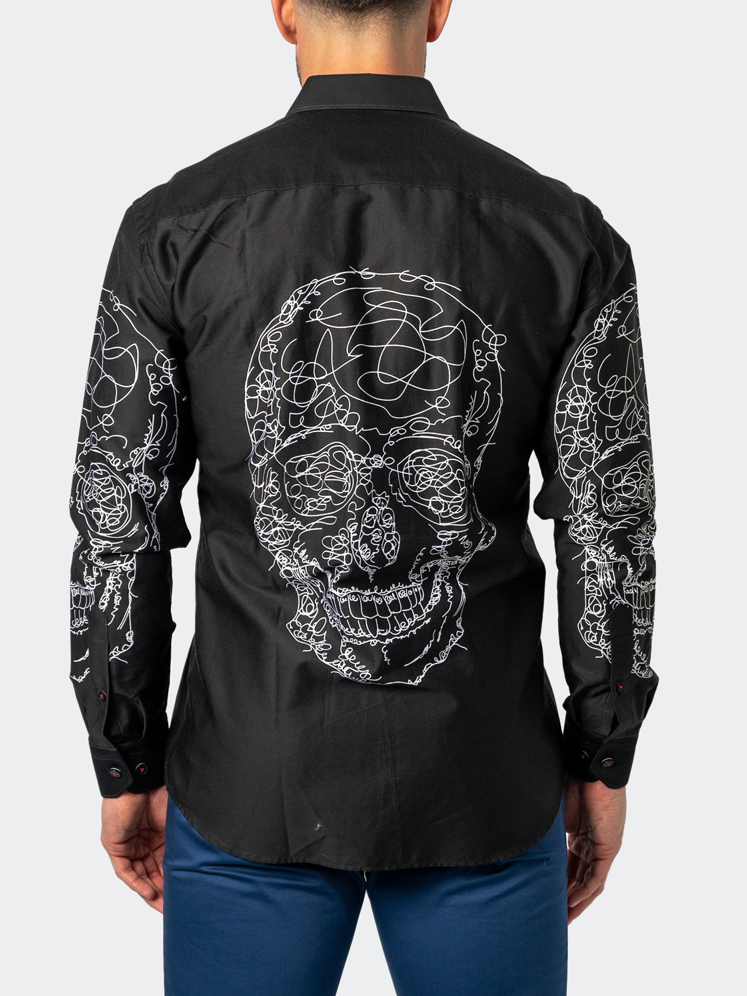 Fibonacci Skulldoodle Black