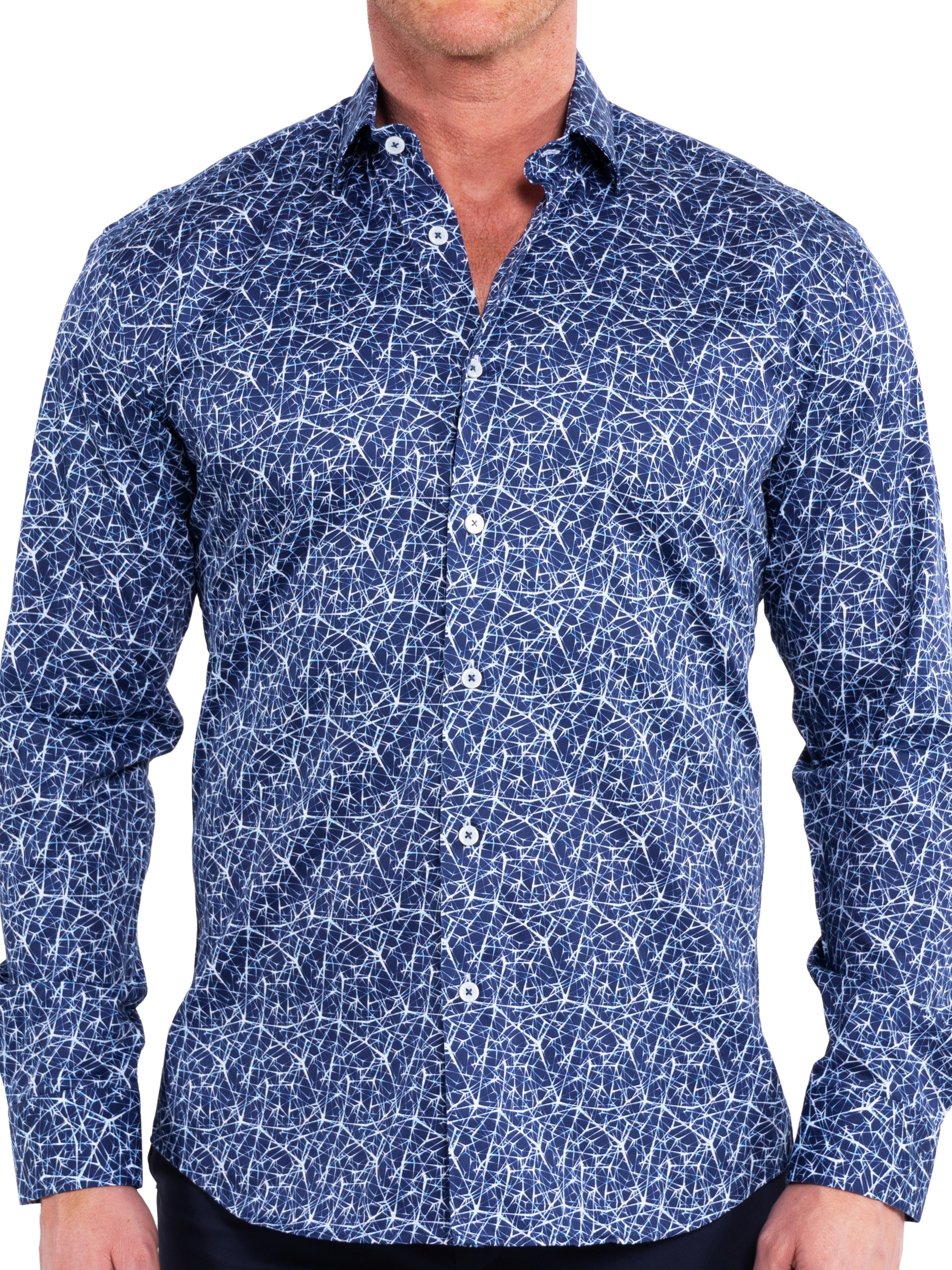 Fibonacci Net Blue