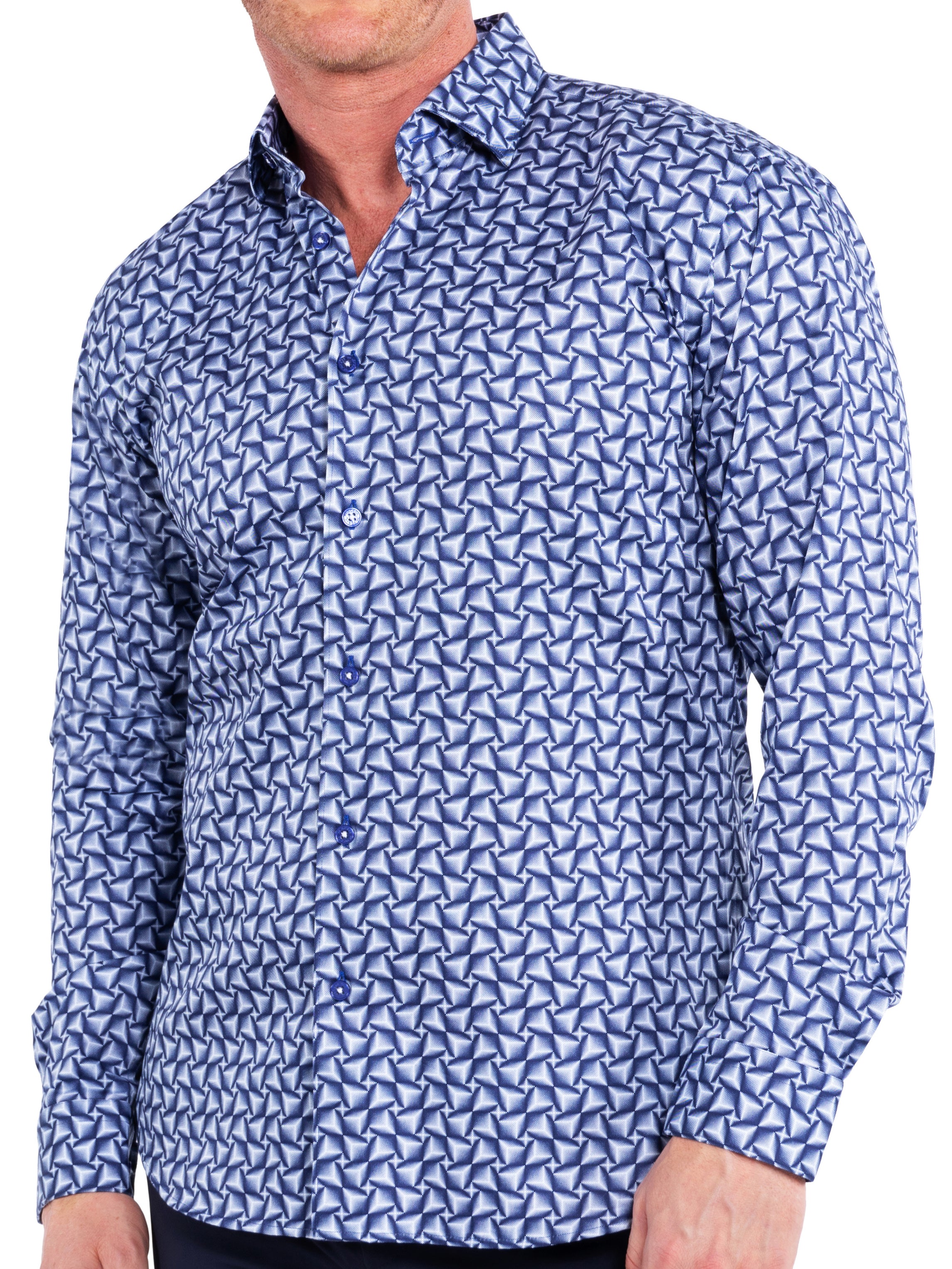 Fibonacci RepeatingGrey Blue