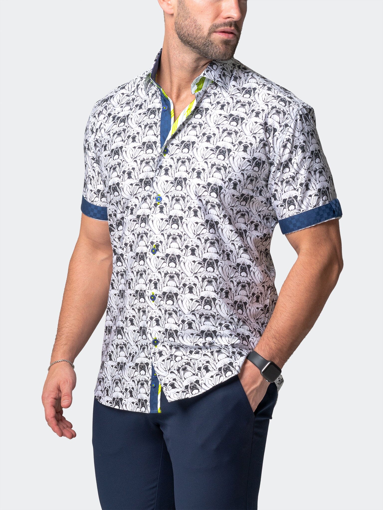 Galileo Bulldog White Shirt