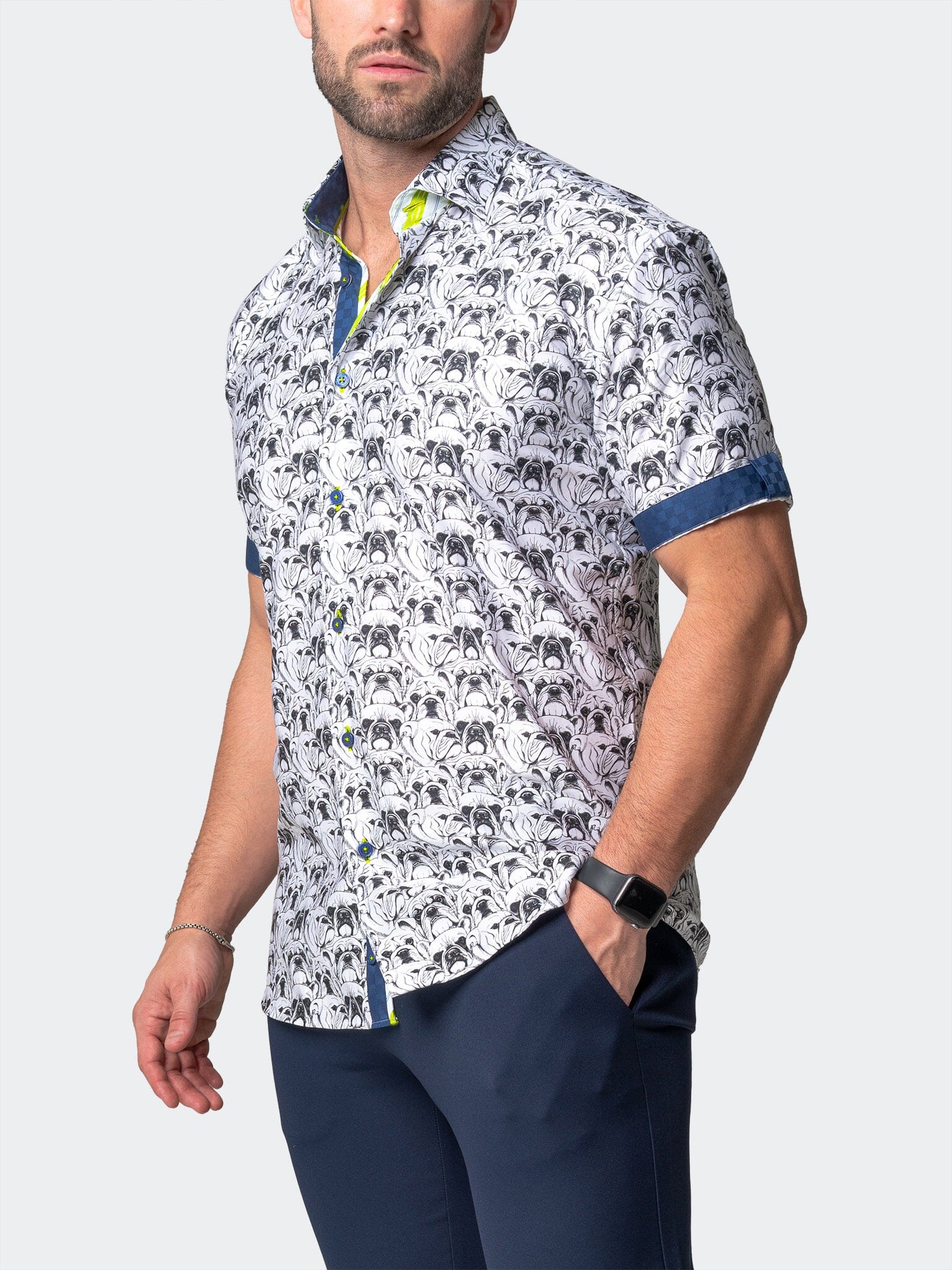 Galileo Bulldog White Shirt