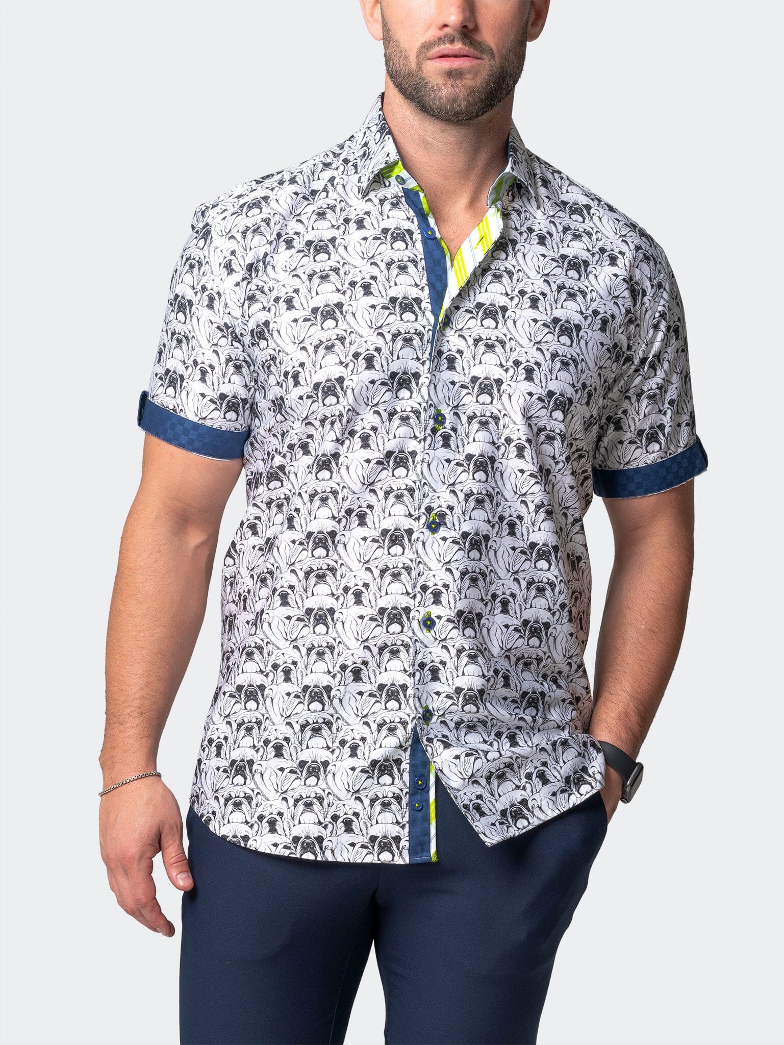 Galileo Bulldog White Shirt