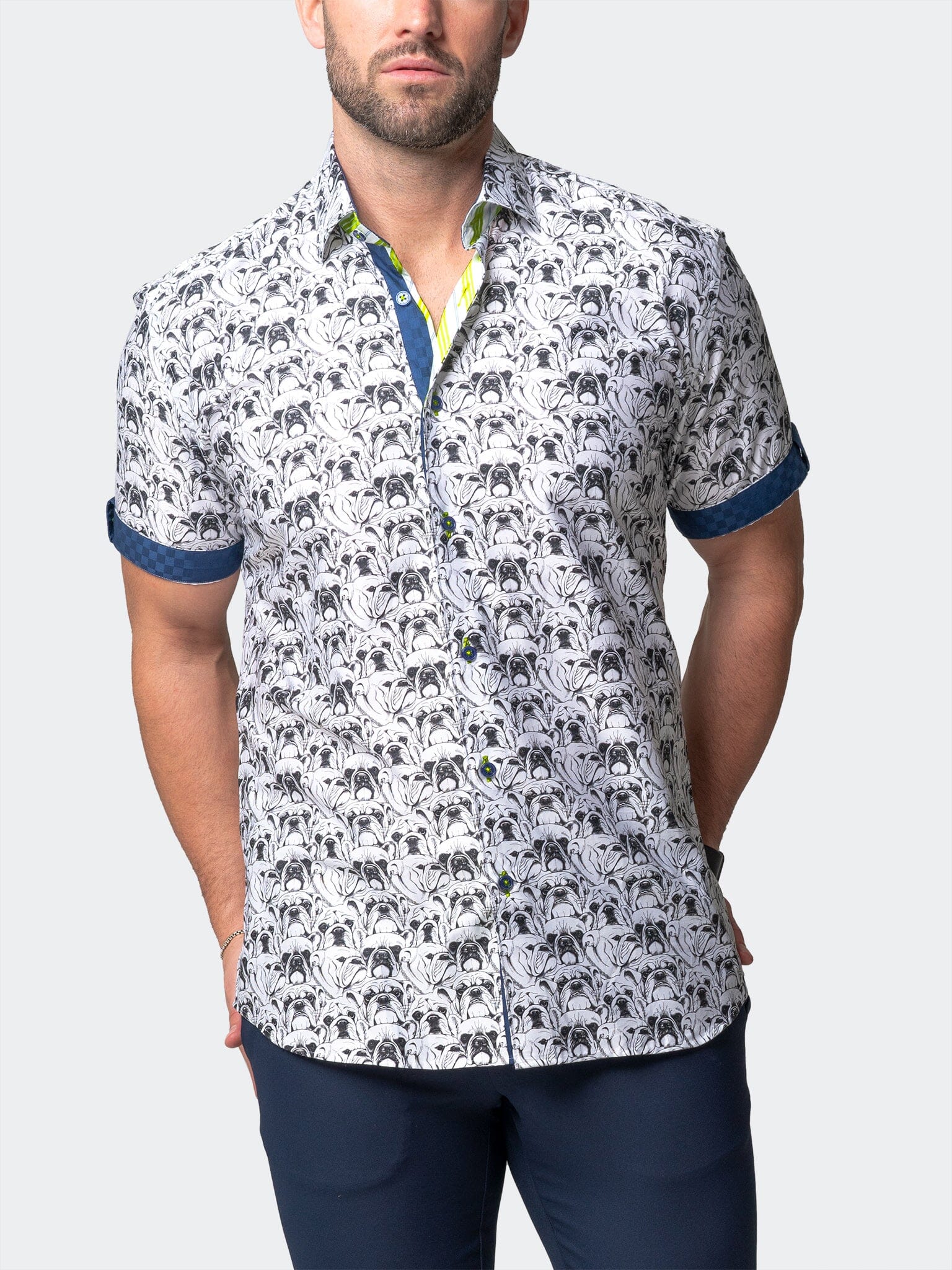 Galileo Bulldog White Shirt