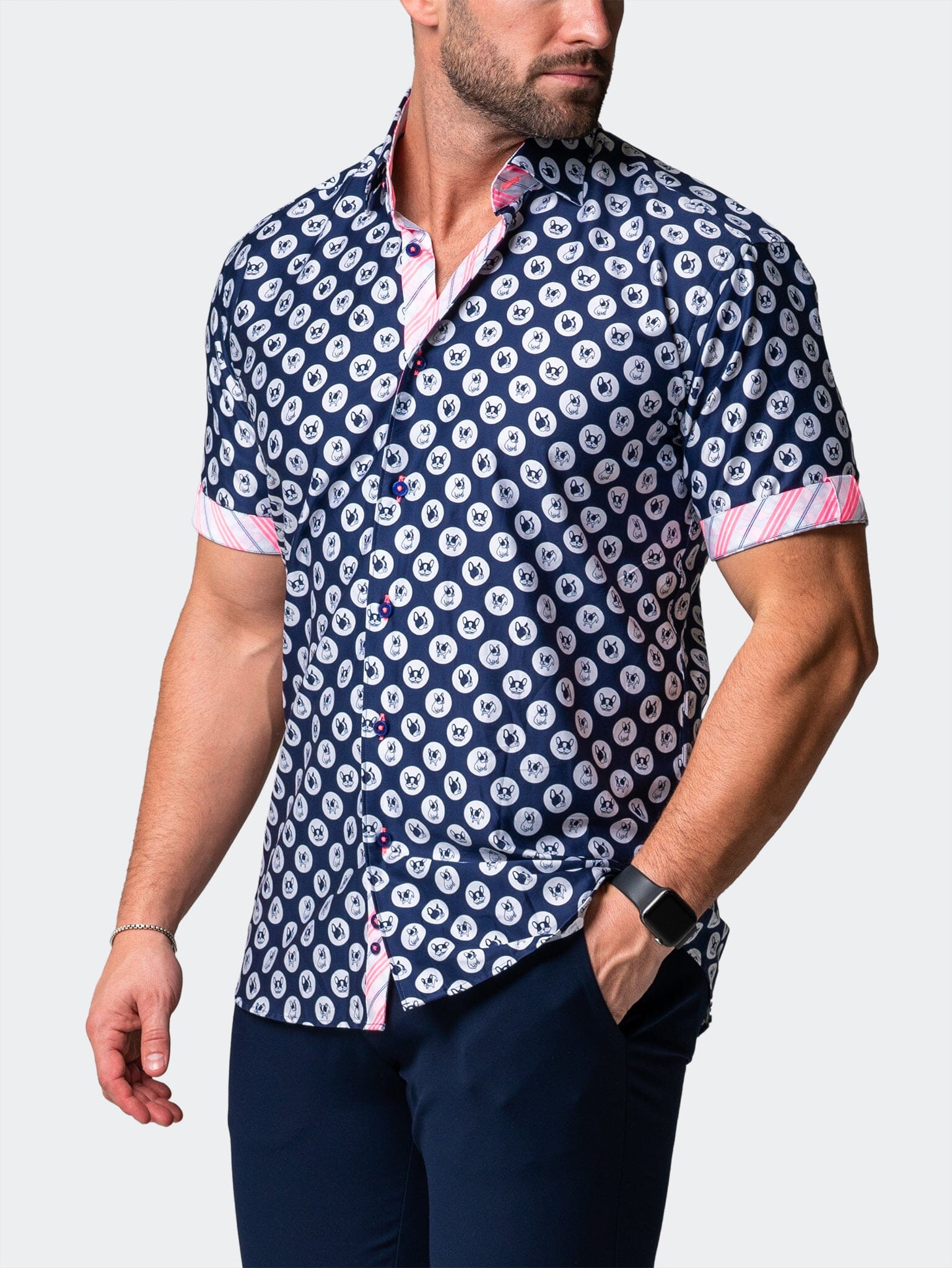 Galileo DogDot Blue Shirt