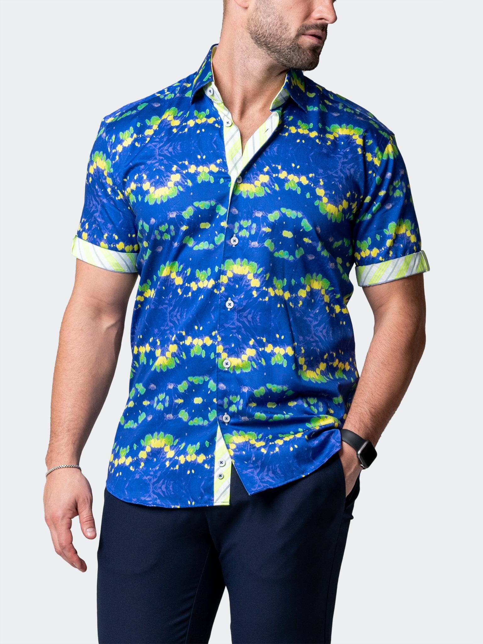 Galileo DyeGreen Blue Shirt