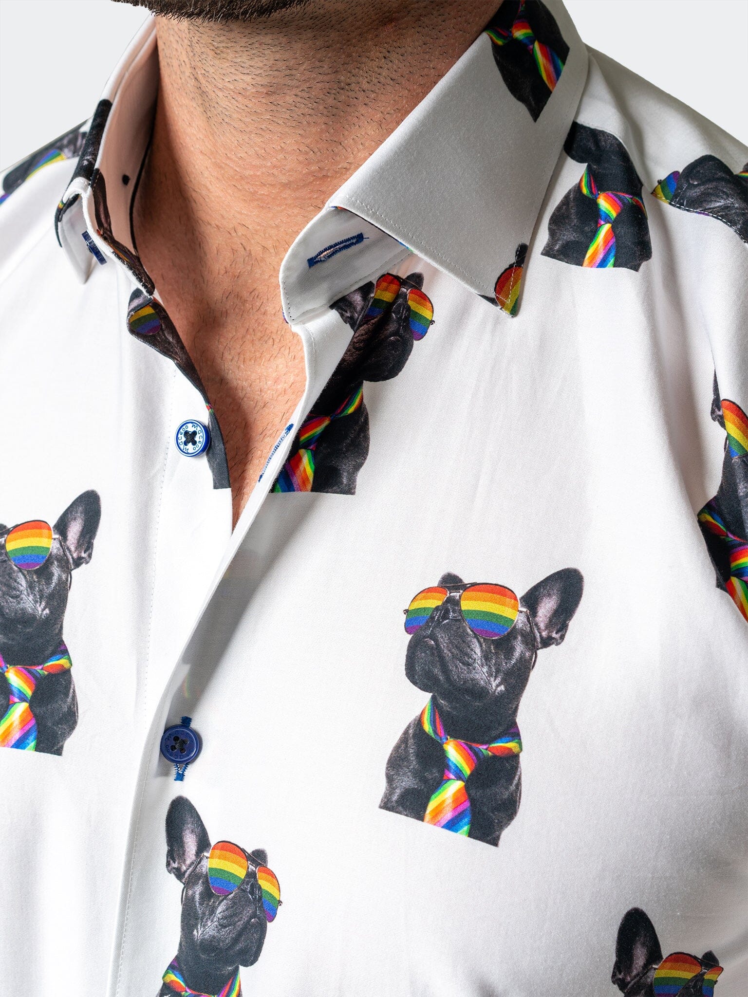 Galileo GlassesDog White Shirt