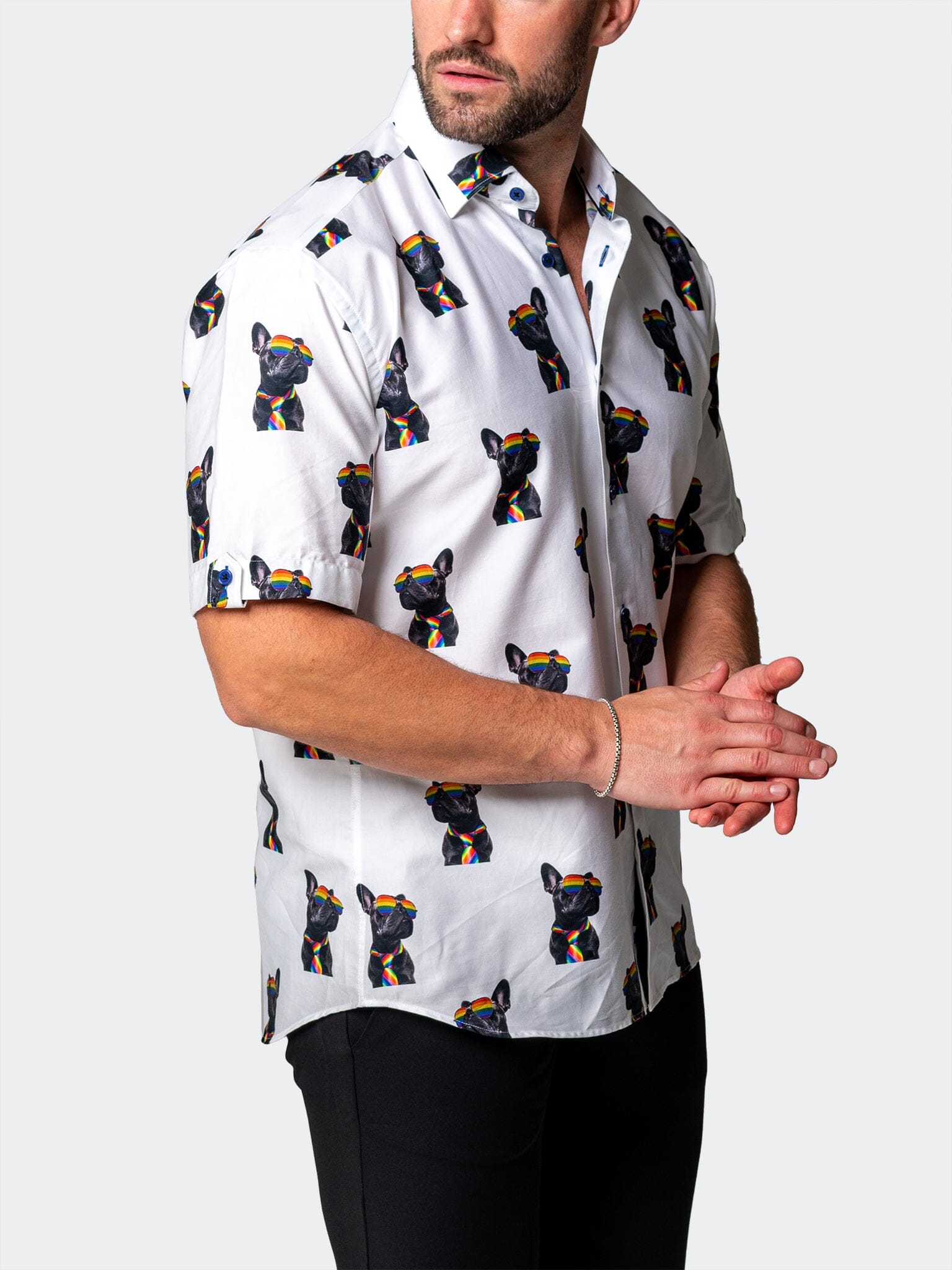 Galileo GlassesDog White Shirt