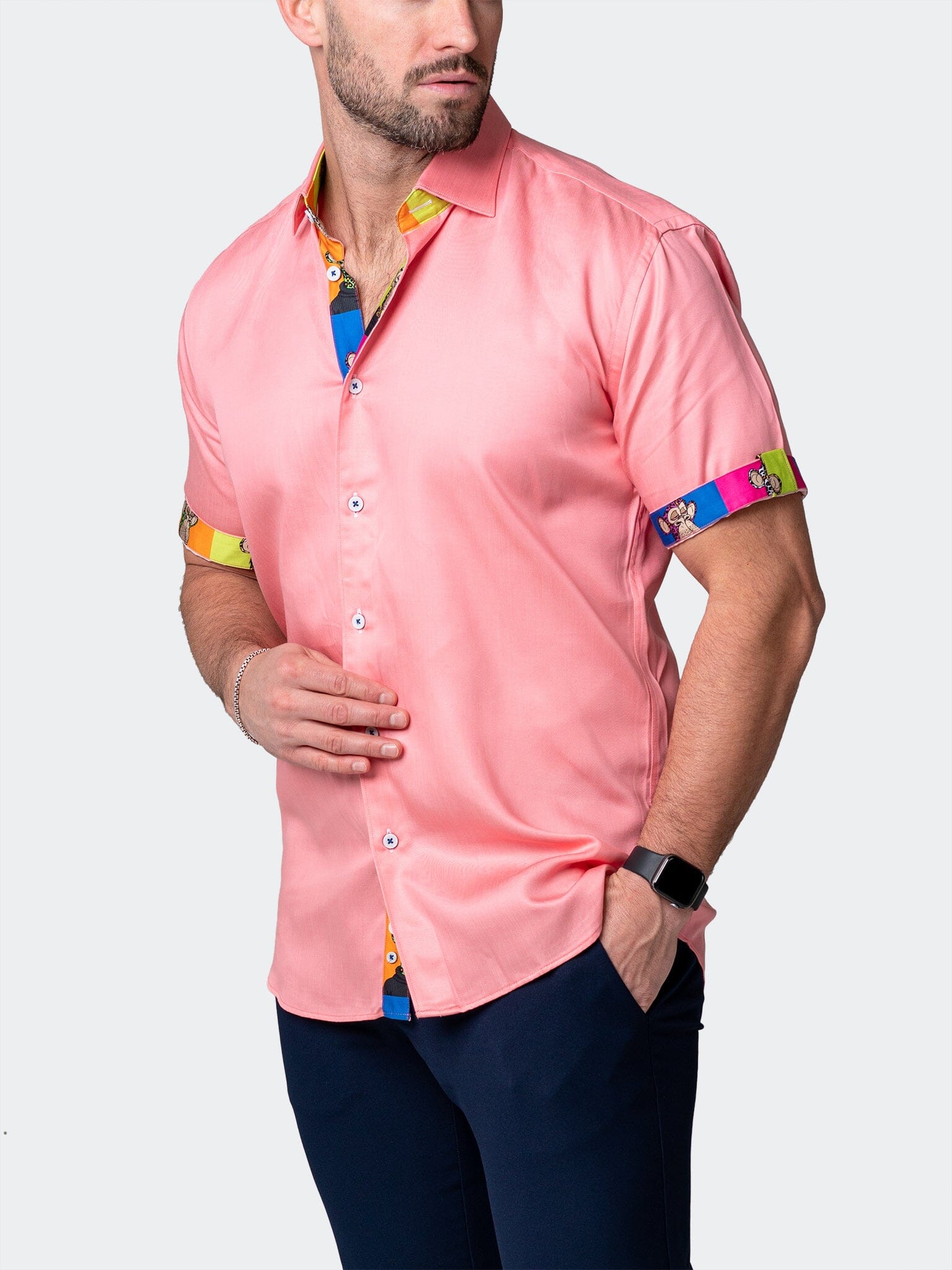 Galileo Pazole Pink Shirt
