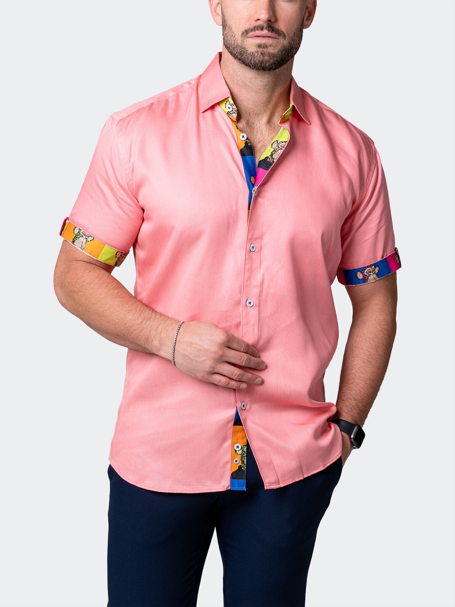 Galileo Pazole Pink Shirt