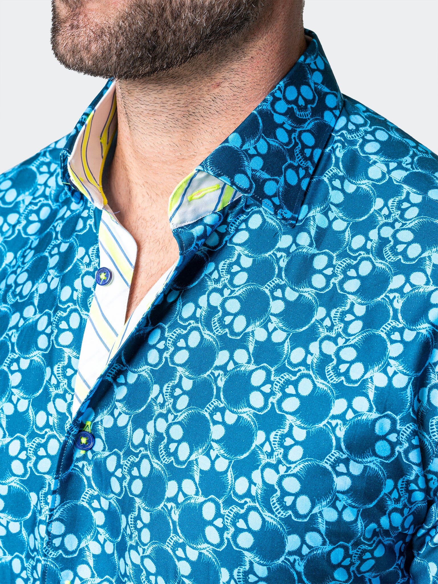 Galileo SkullLight Blue Shirt