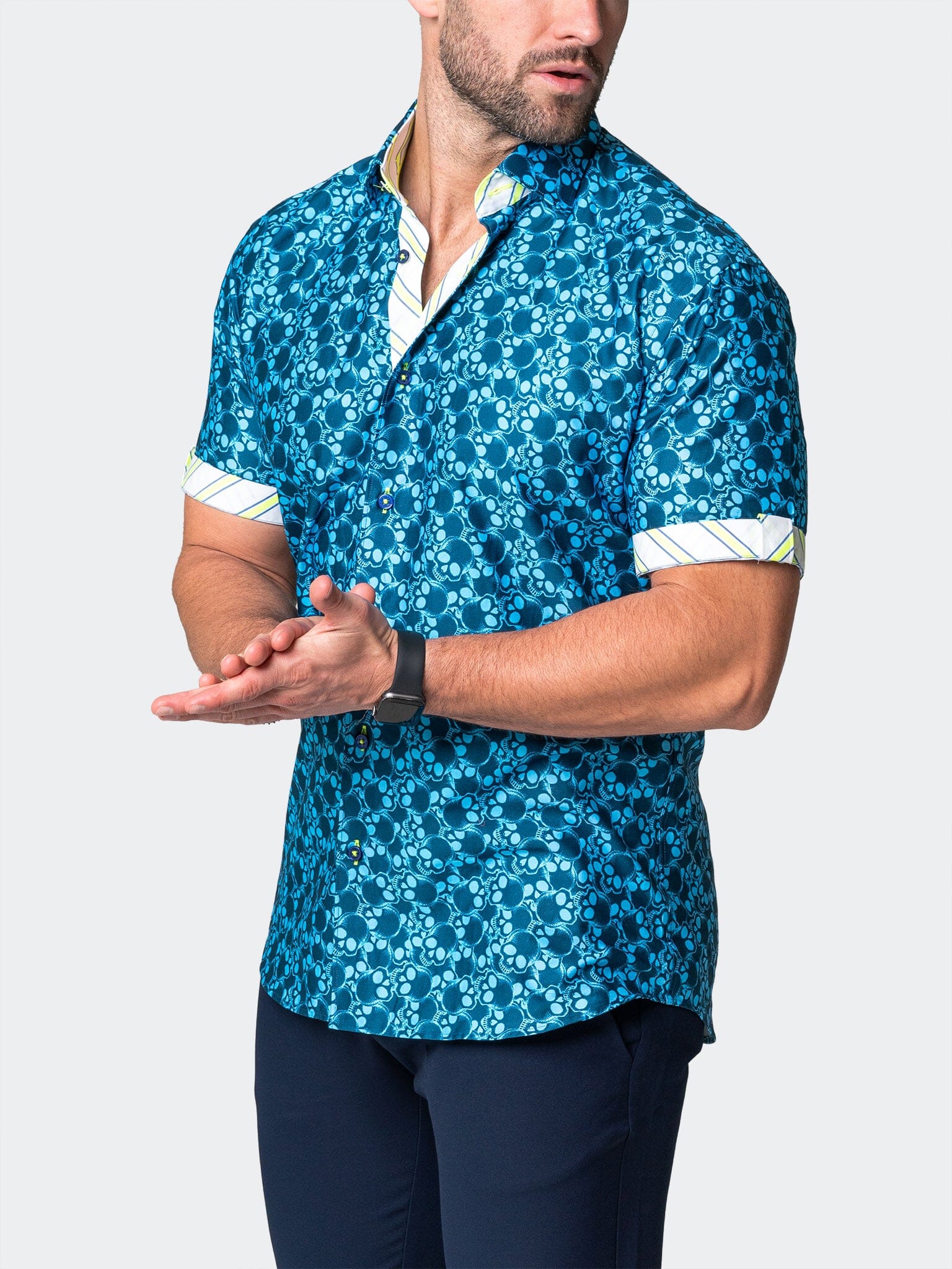 Galileo SkullLight Blue Shirt