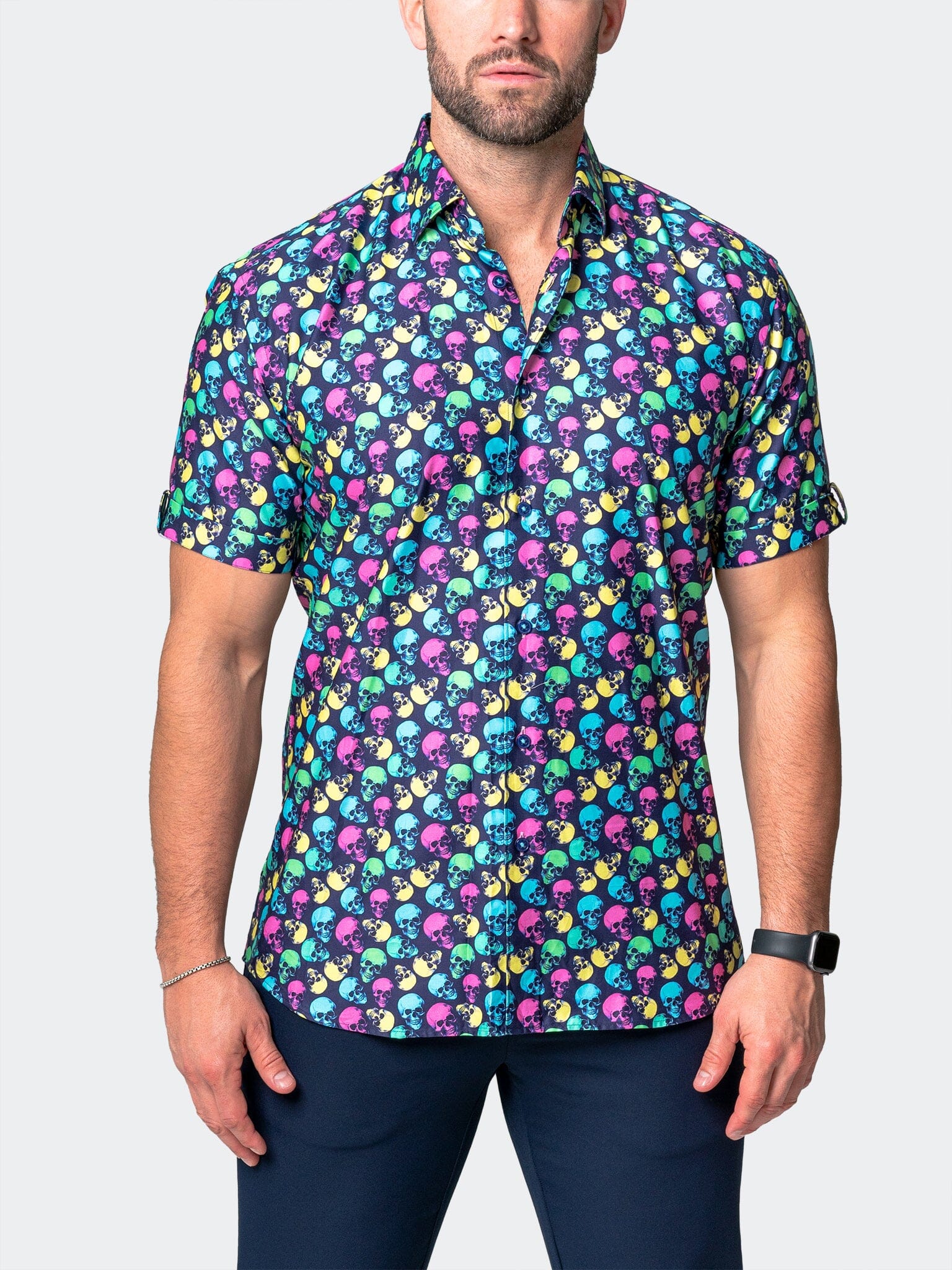 Galileo SkullPattern Multi Shirt
