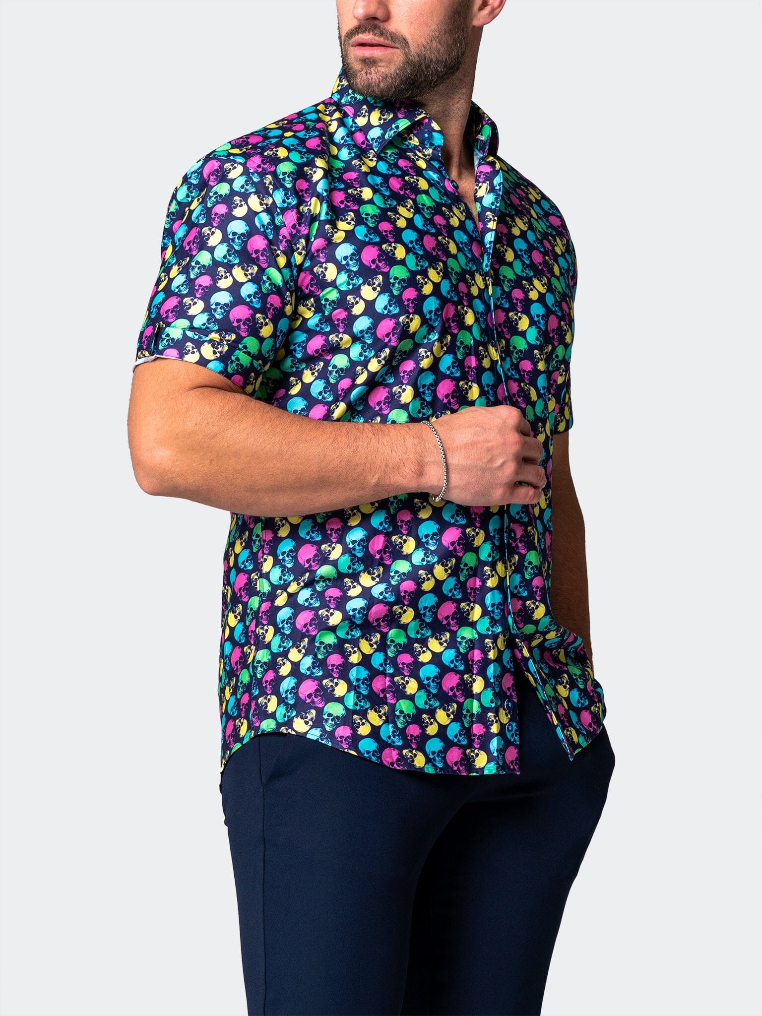 Galileo SkullPattern Multi Shirt