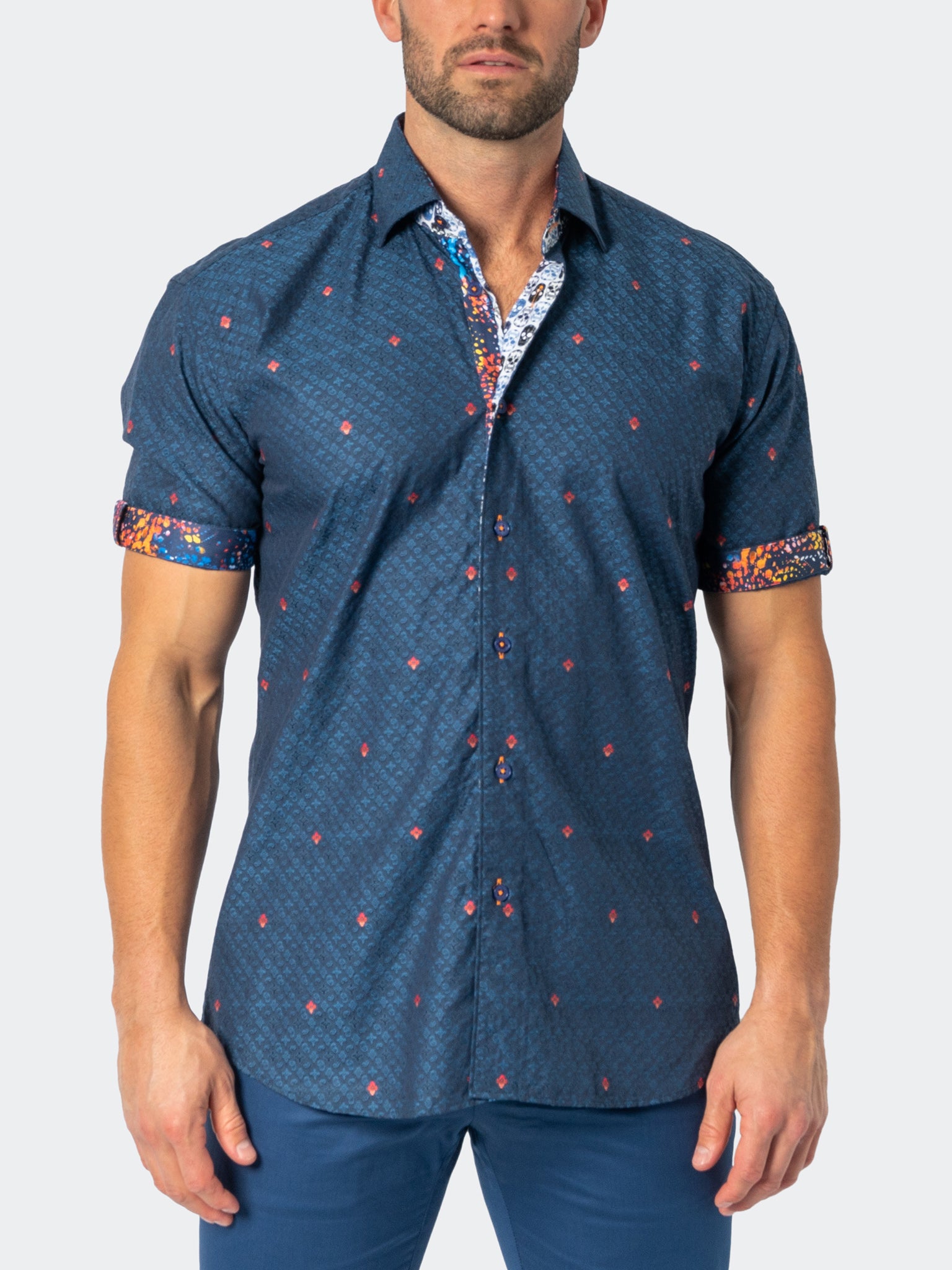 Perm Galileo IconMulti Blue Shirt