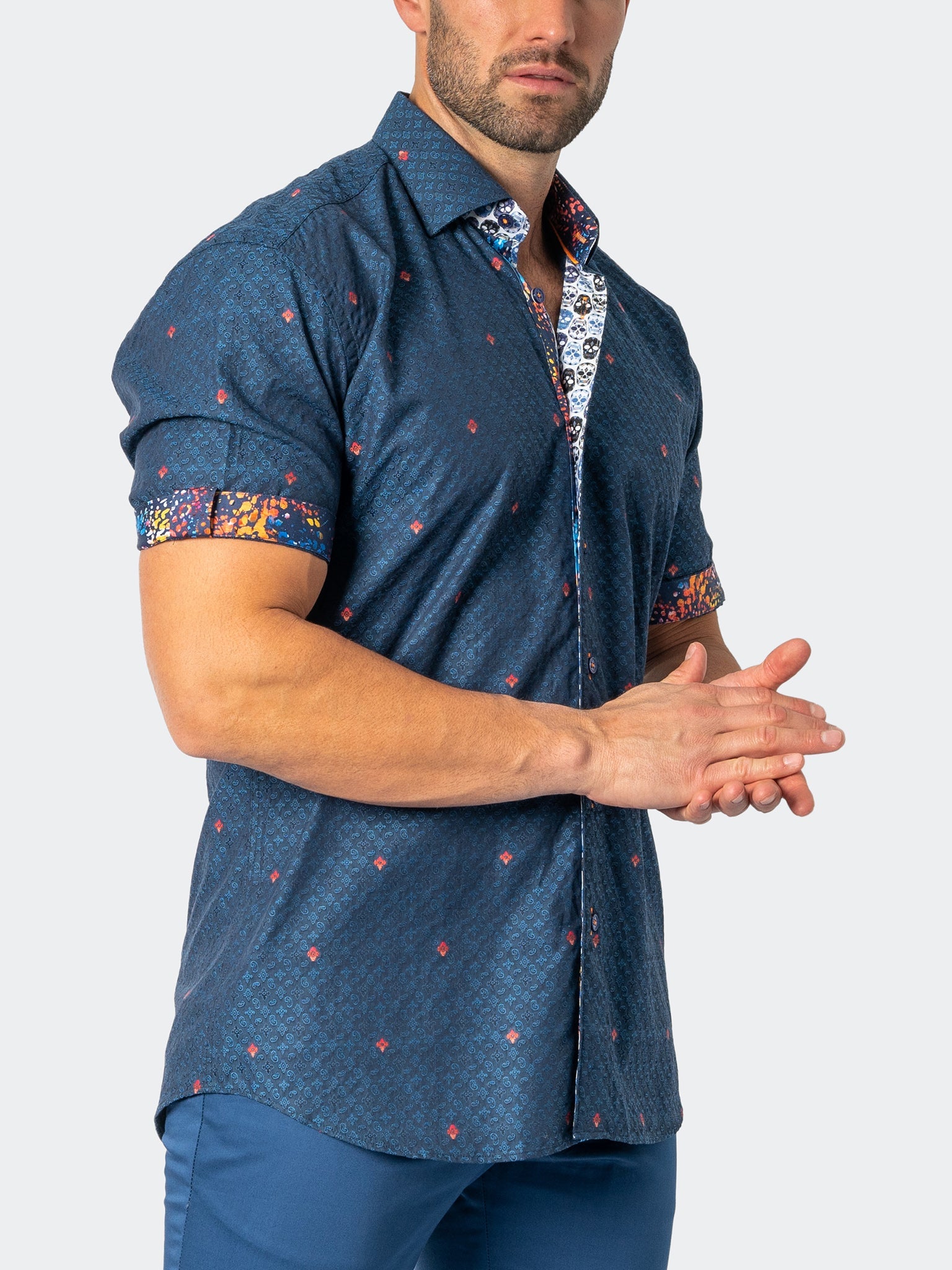 Perm Galileo IconMulti Blue Shirt