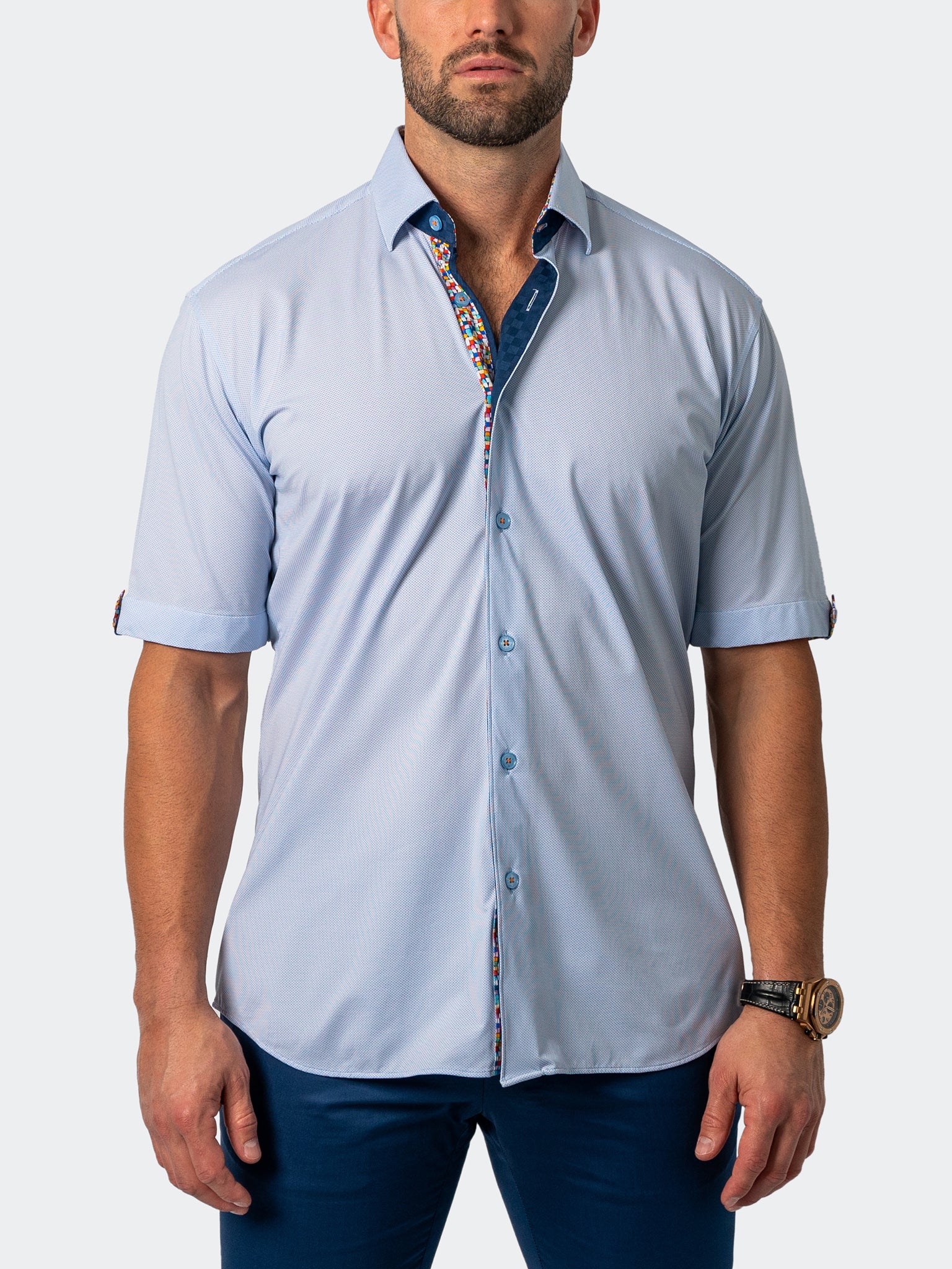 Galileo Perforated Blue