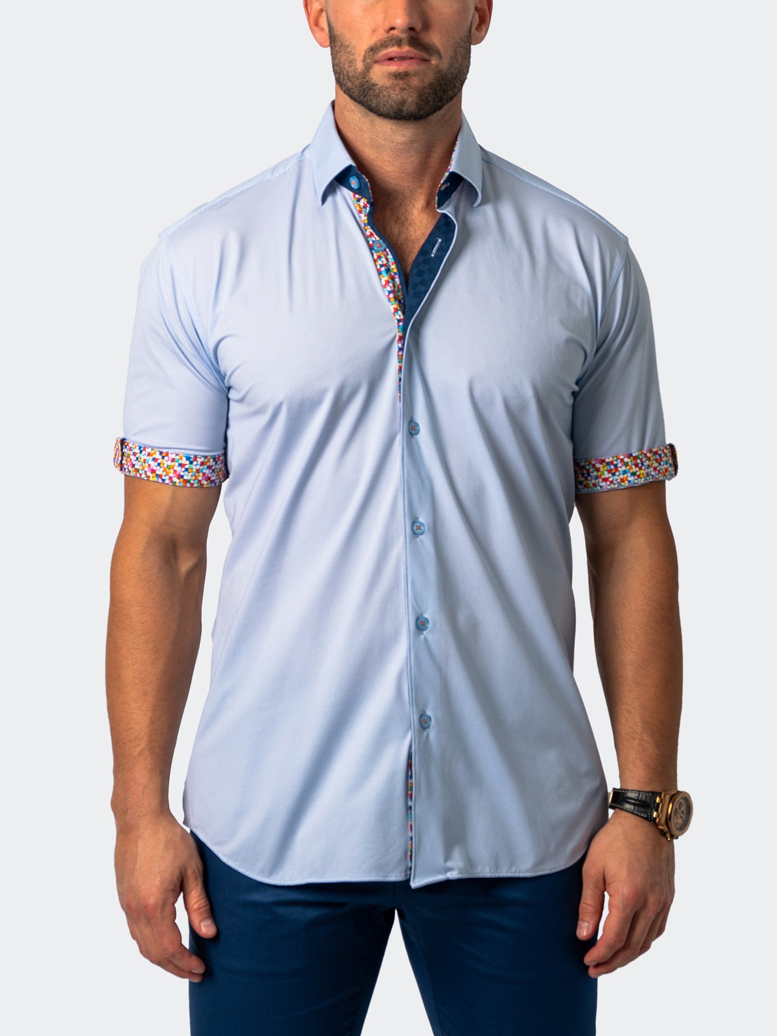 Galileo Perforated Blue