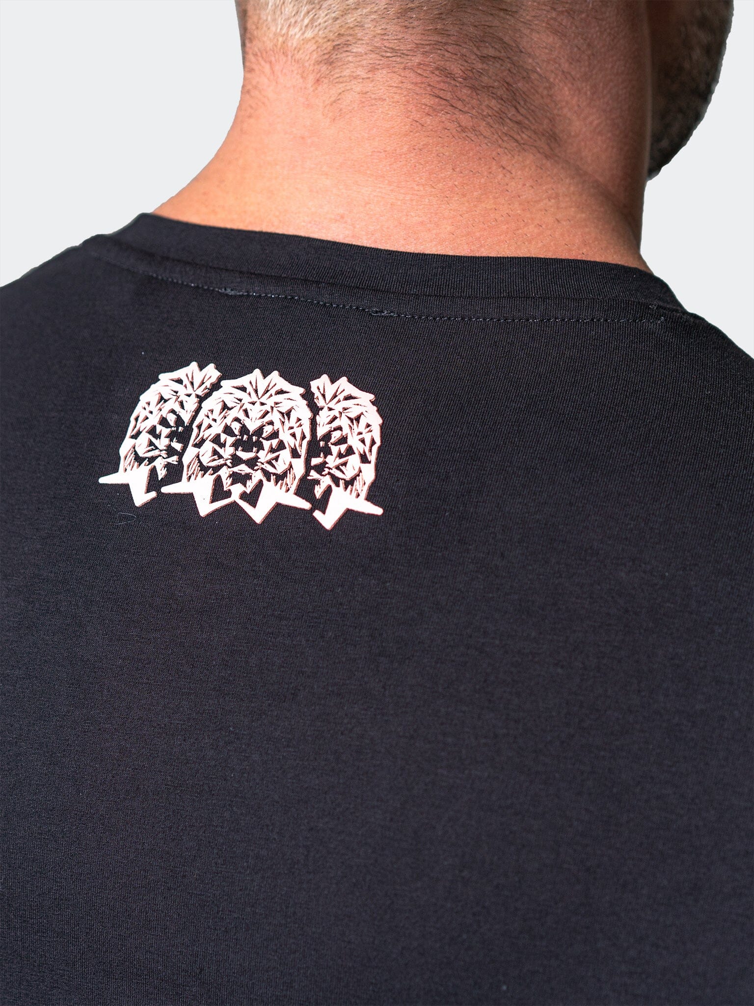 Core Black Henley Shirt