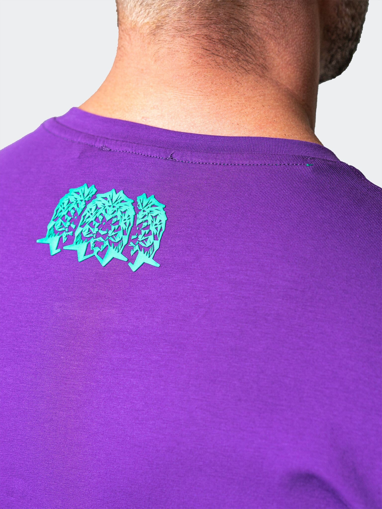 Core Purple Henley Shirt