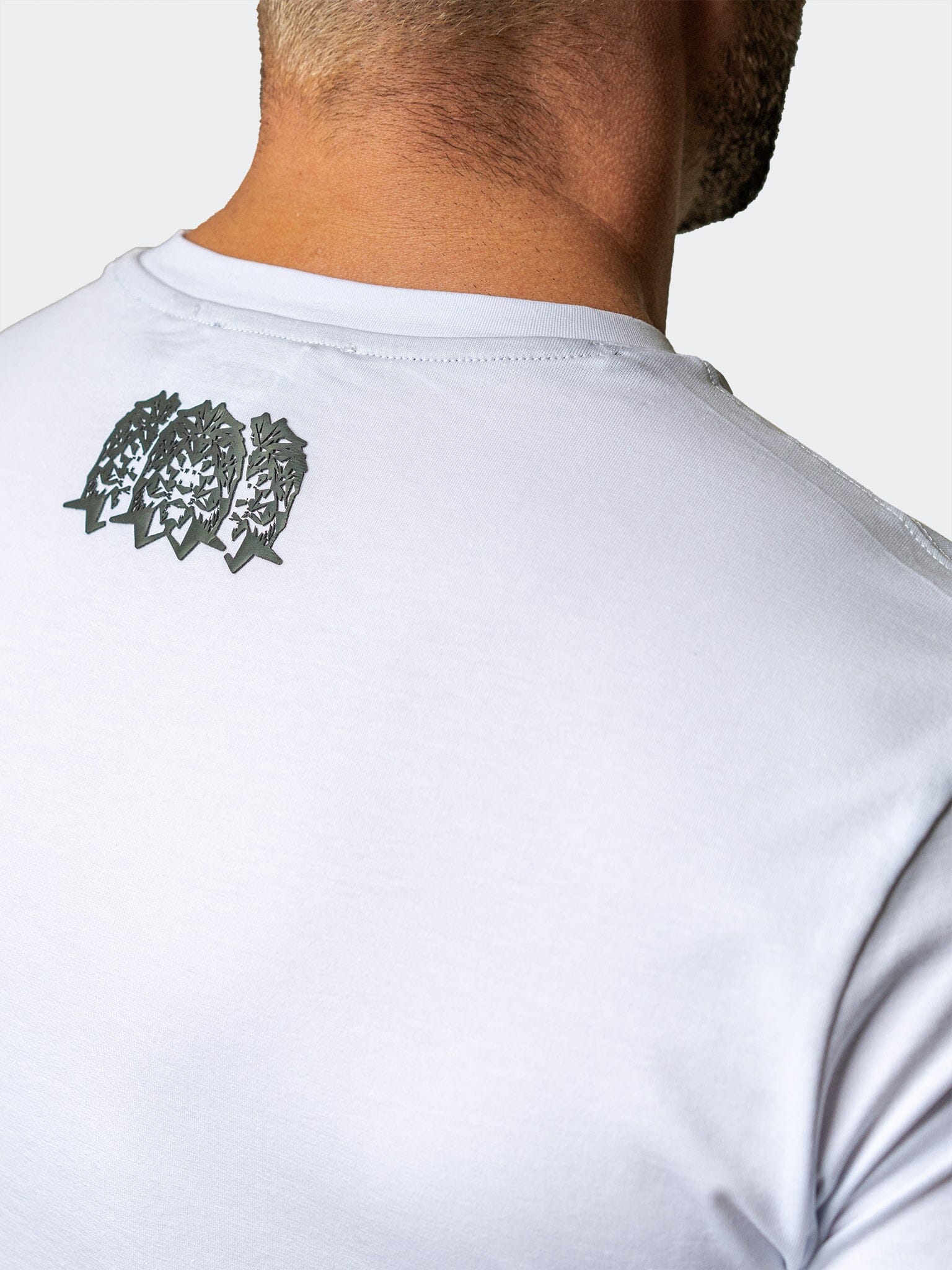 Perm Henley Core White