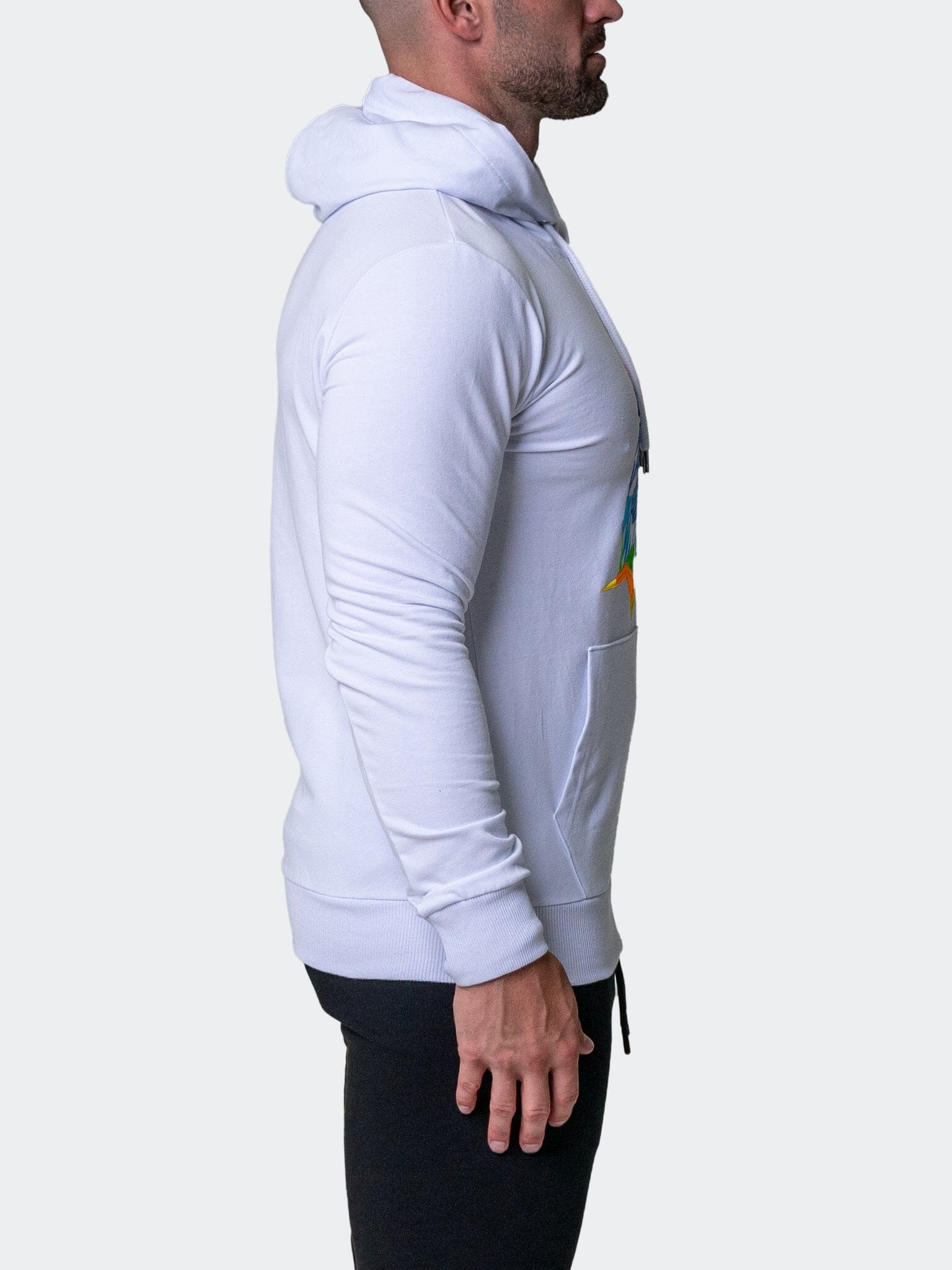 Neon White Hoodie