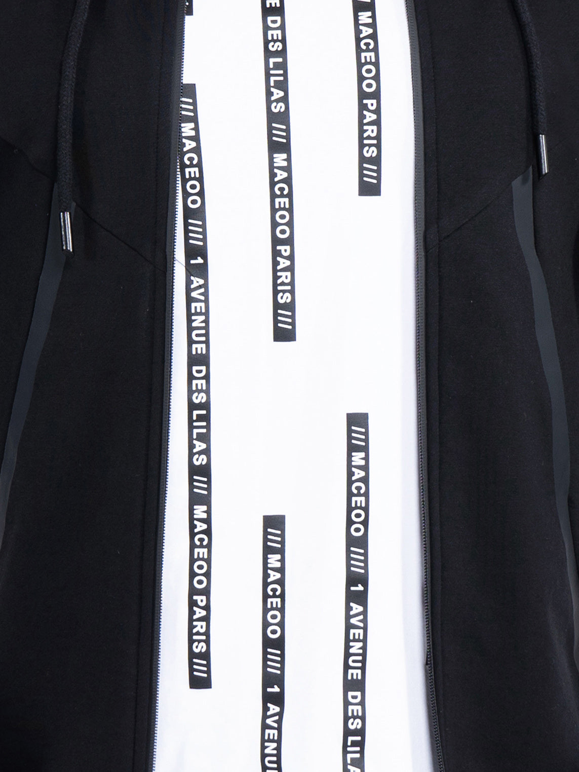 Hoodie BlackTrim Black
