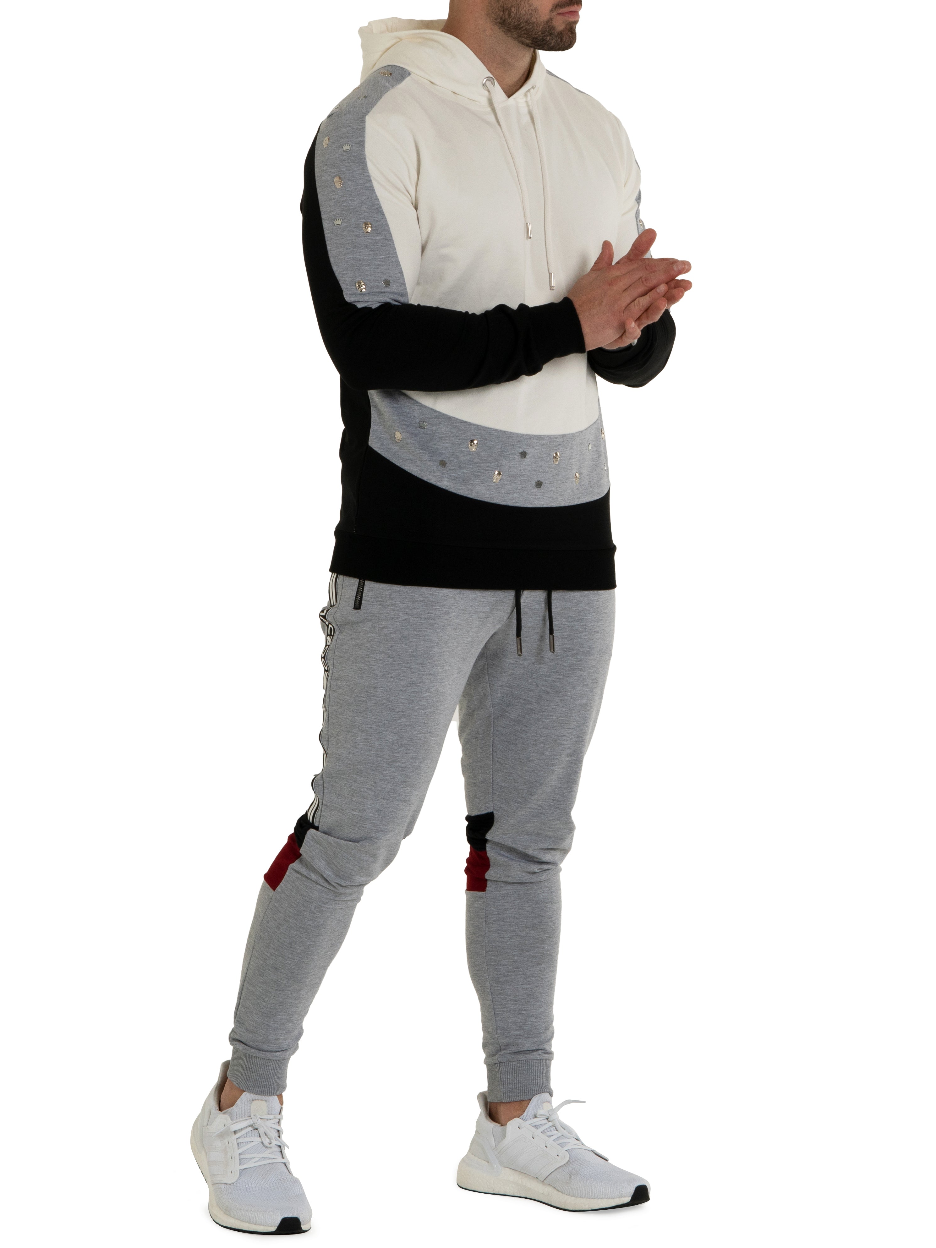 Hoodie Metal Grey