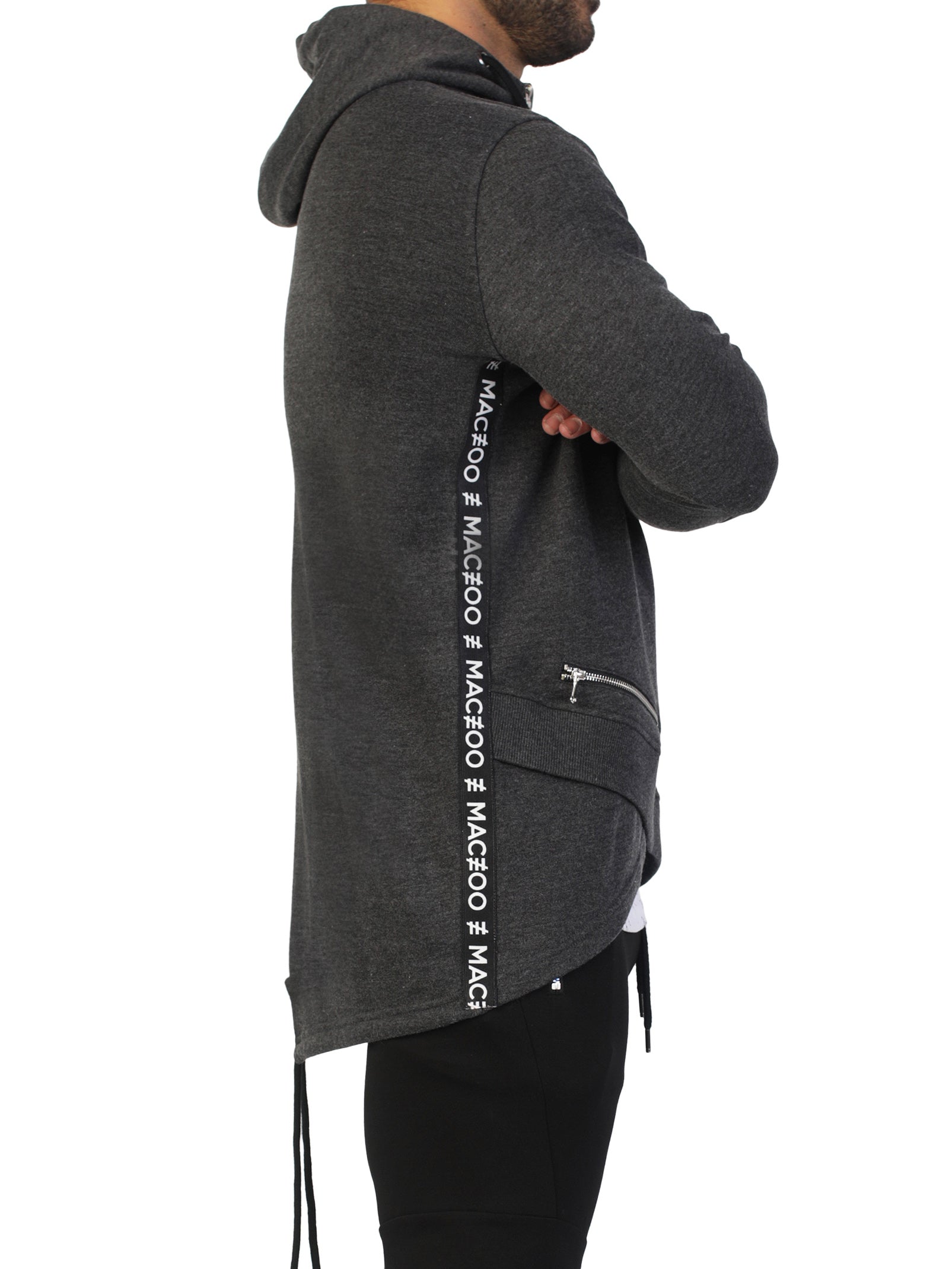 Hoodie Zipper Grey