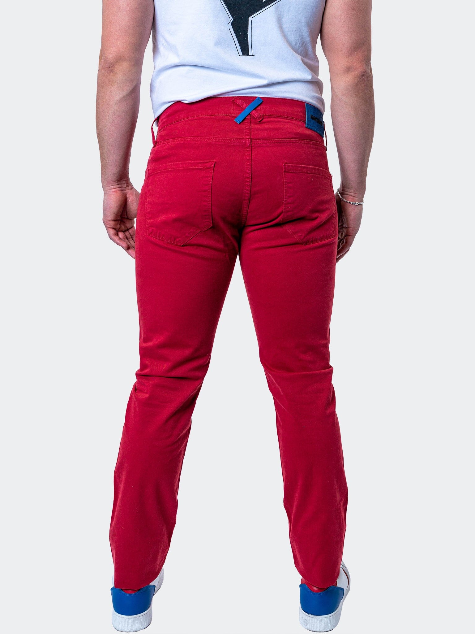 Claret Red Jeans
