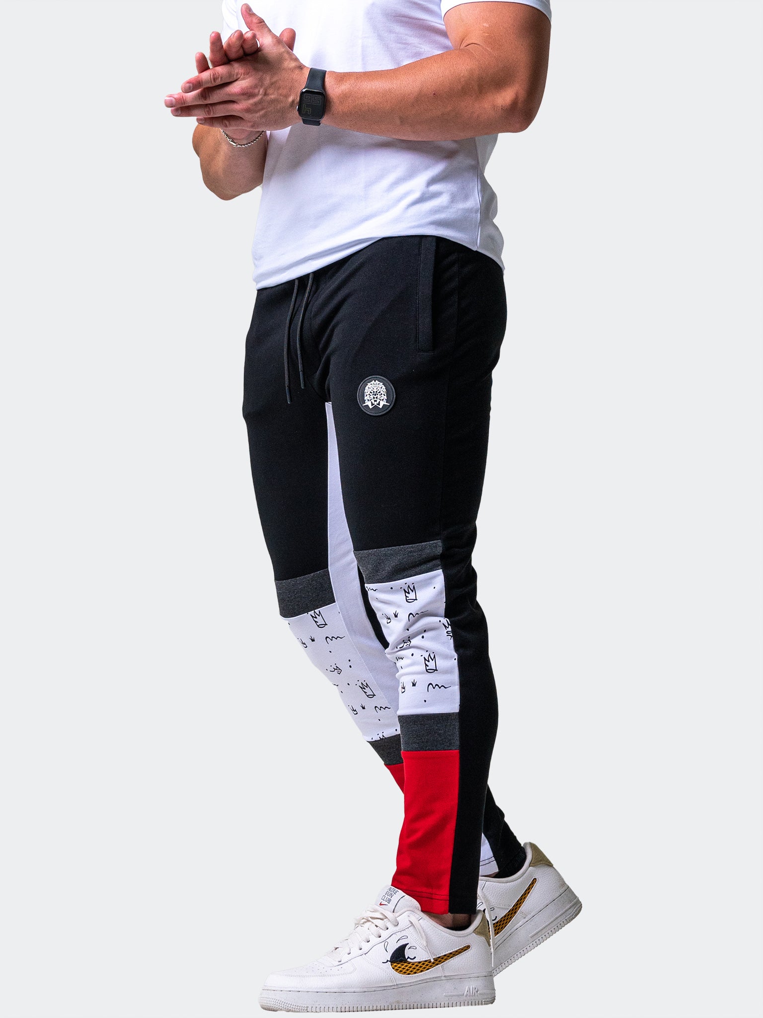 Crown Black Jogger Pants
