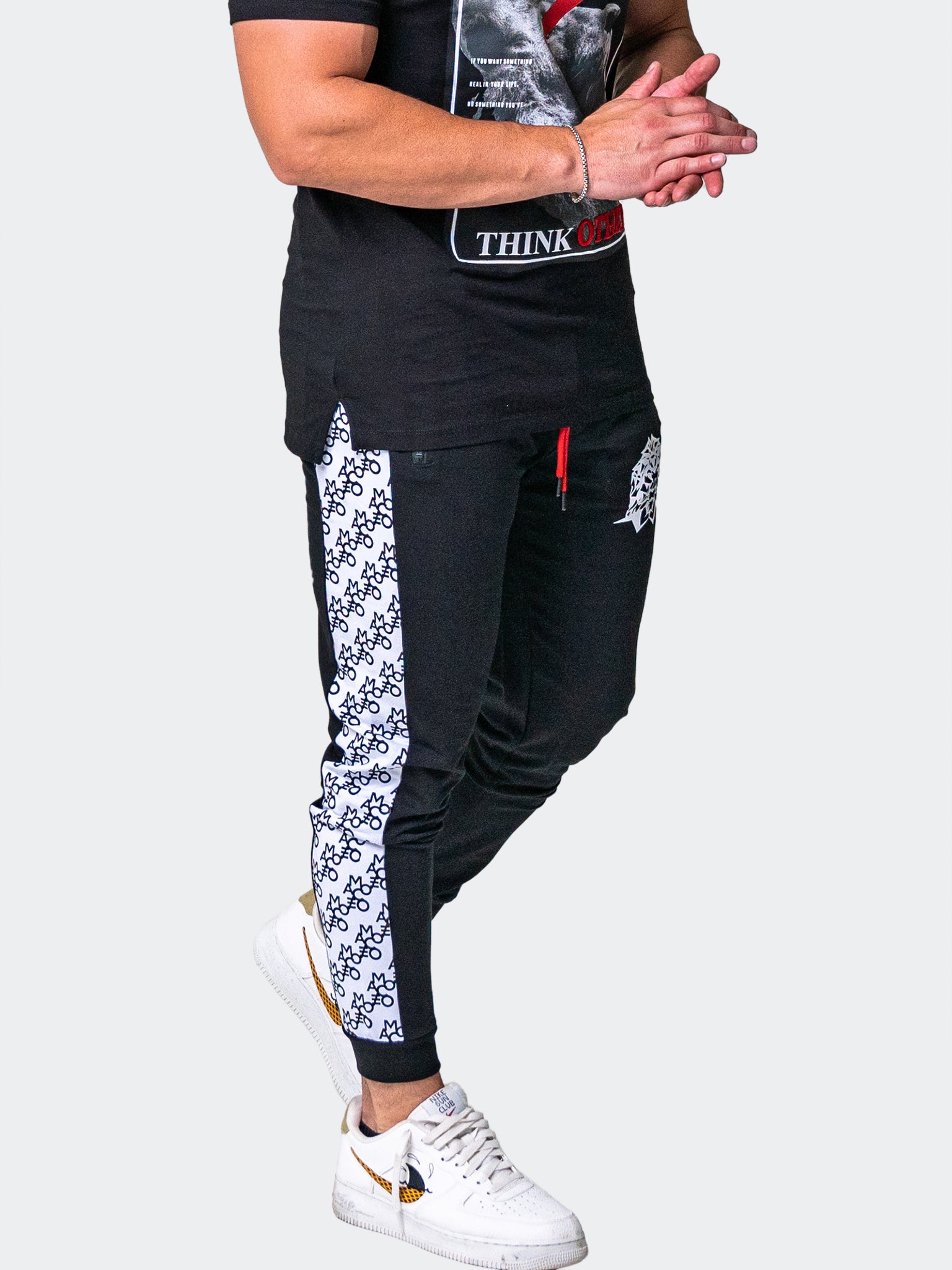 Monogram Black Jogger