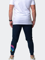 Jogger Neon Navy View-4