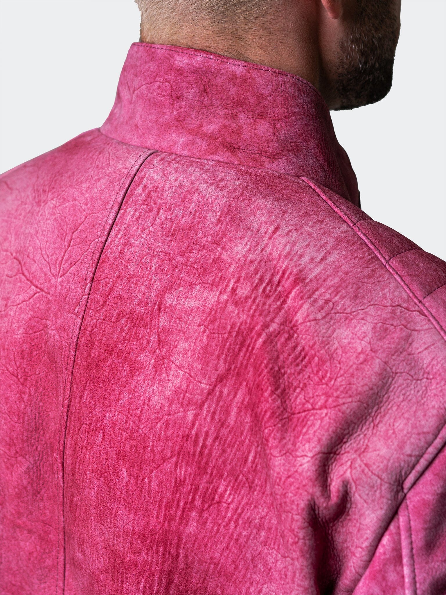 Gene Red Leather Jacket