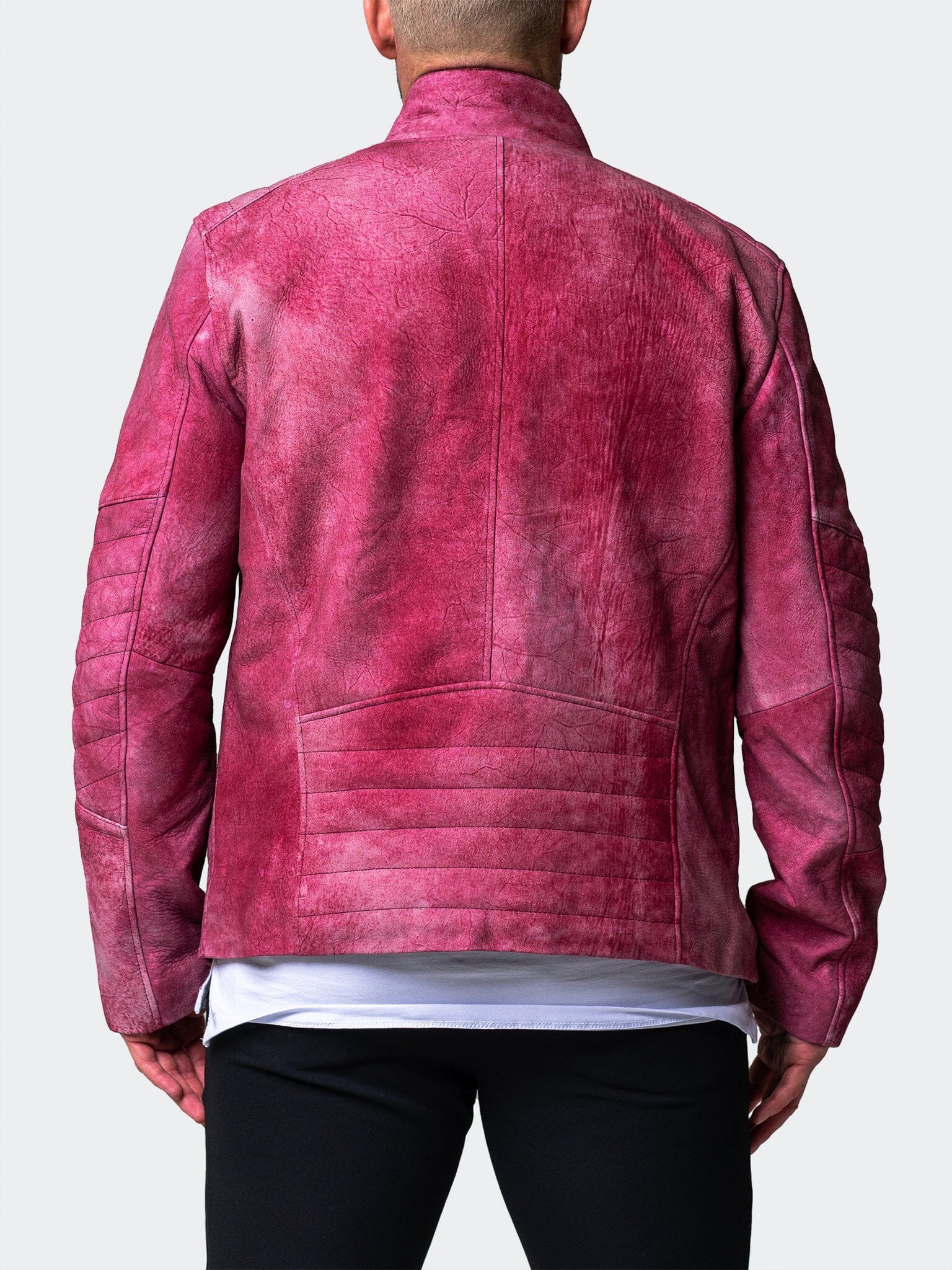 Gene Red Leather Jacket